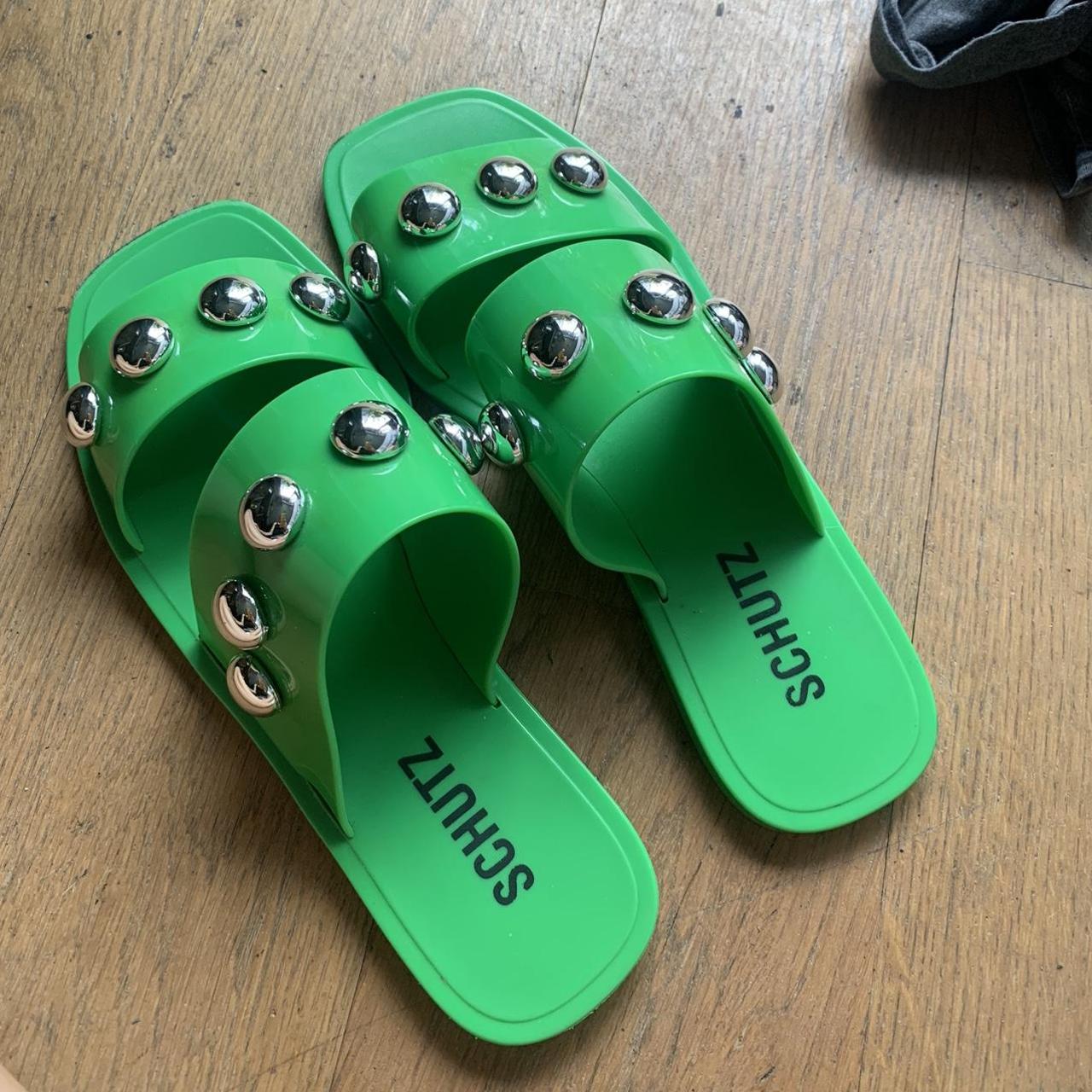 Soda Green Sandals | Mercari