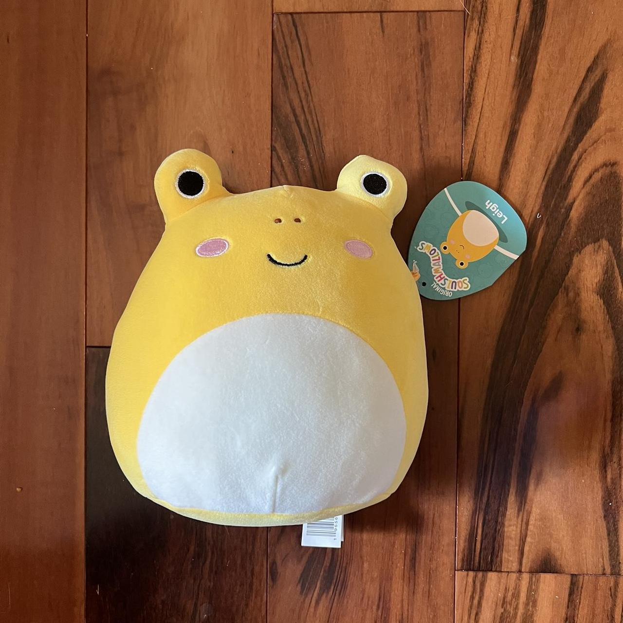 Leigh Yellow Frog Squishmallow #leigh - Depop