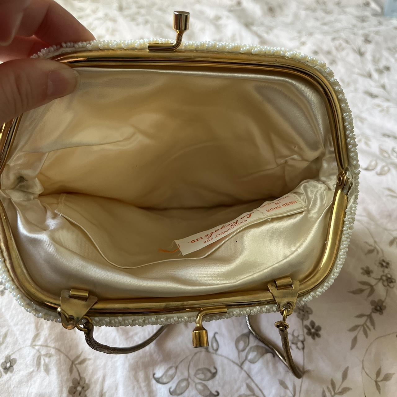 Vintage Brown and Gold La Regale Ltd. Handbag