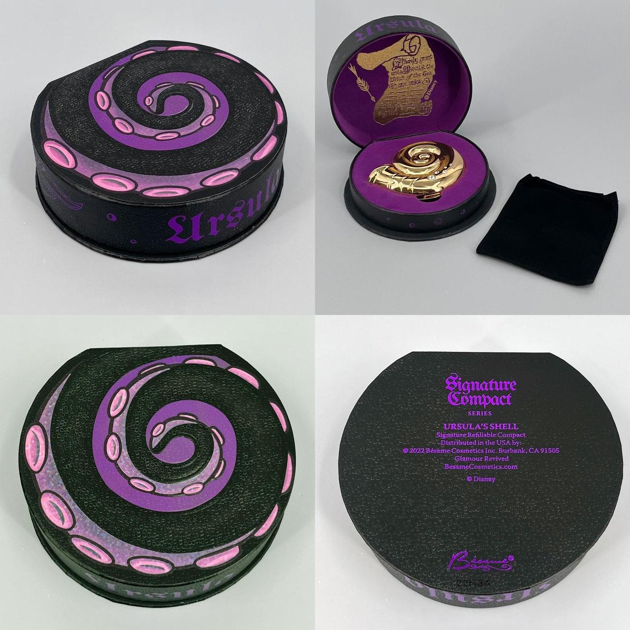 Besame Cosmetics Villains cheapest Ursula Shell Compact D23 Expo