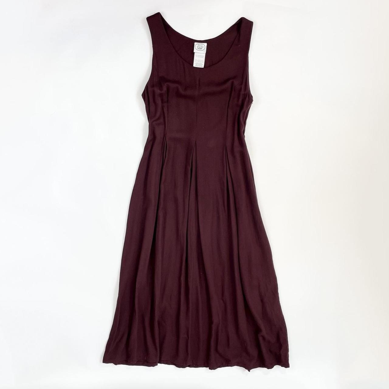 Laura Ashley Women's Burgundy Dress 