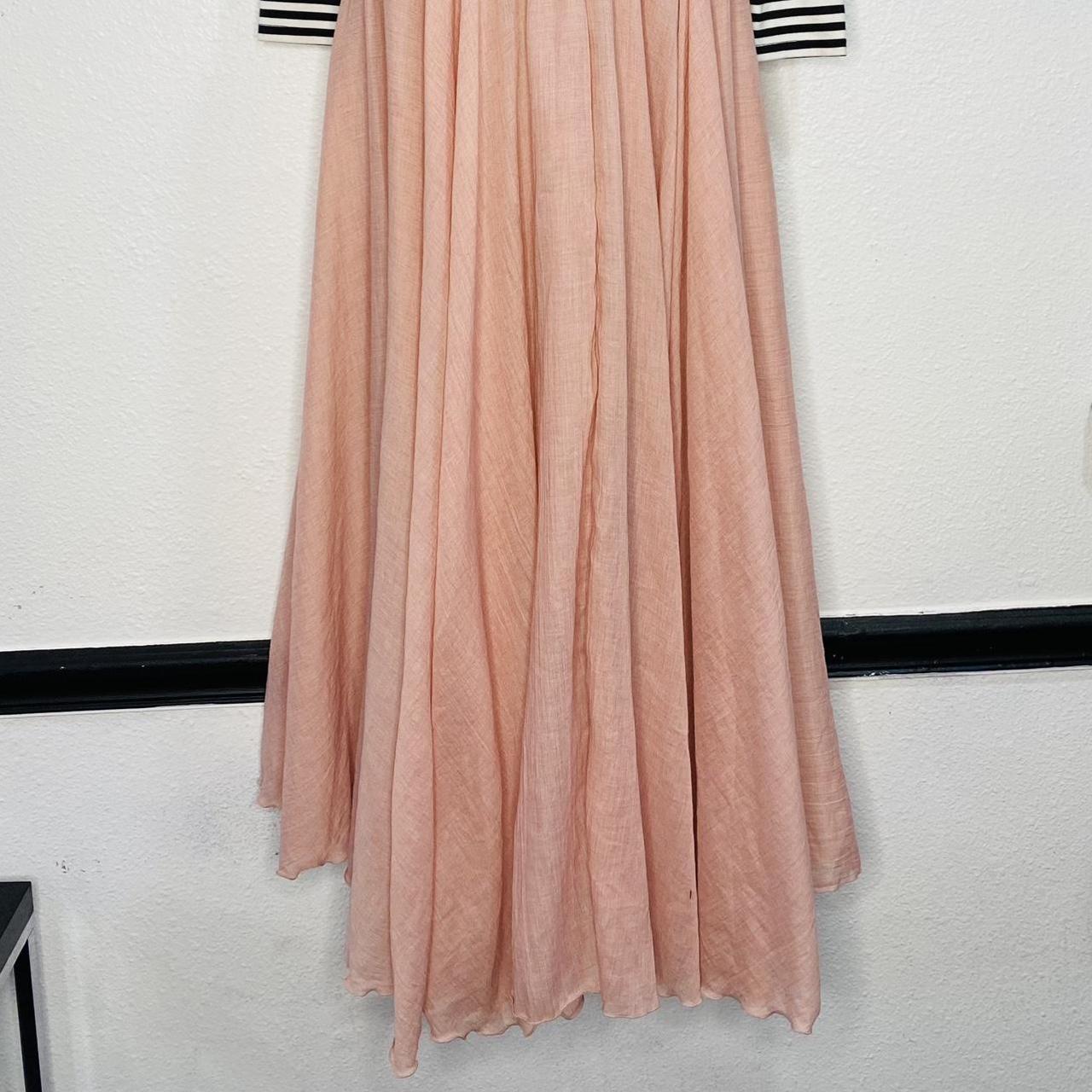 Long flowy shop pink skirt