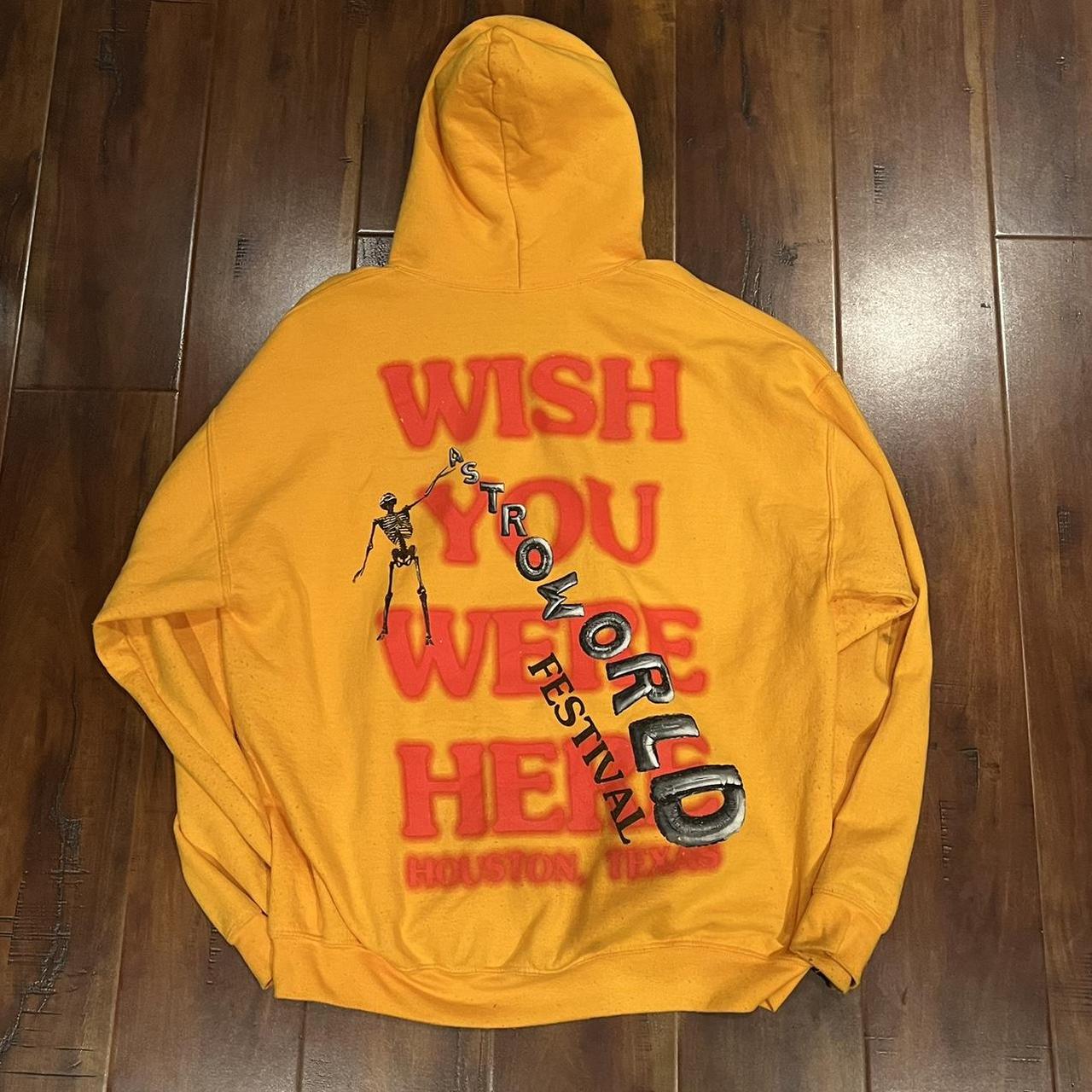 Orange shop astroworld hoodie