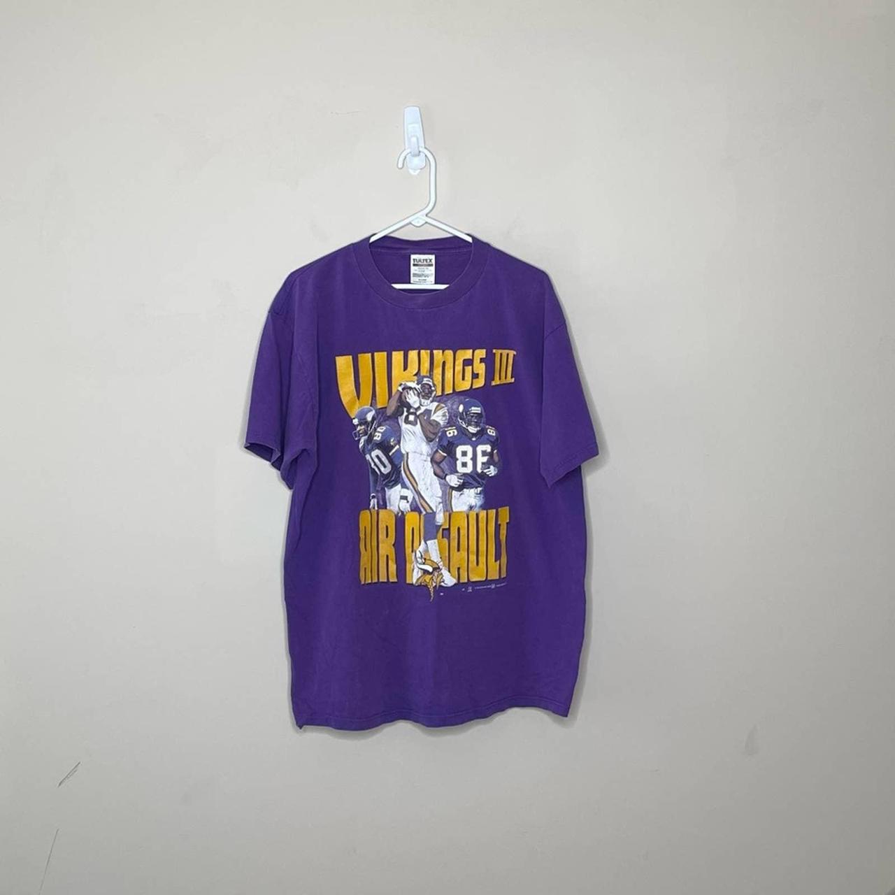 Womens Vikings Retro Ringer Tee