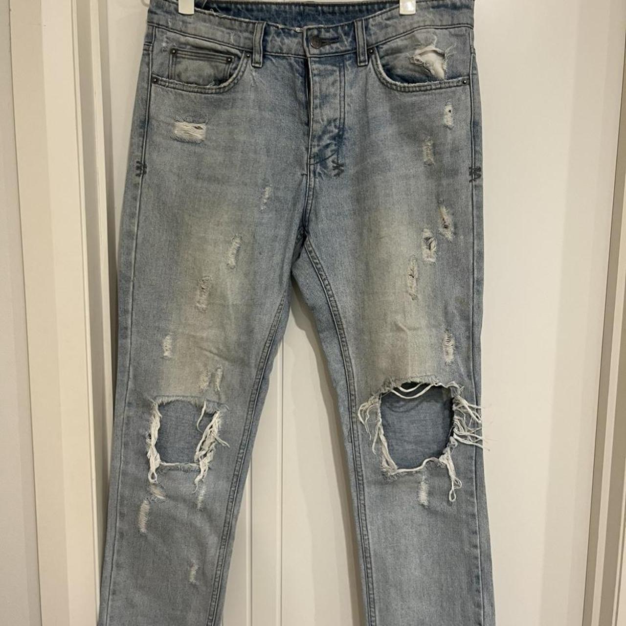 Ksubi jeans Men’s Size 31 Distressed denim Slim... - Depop