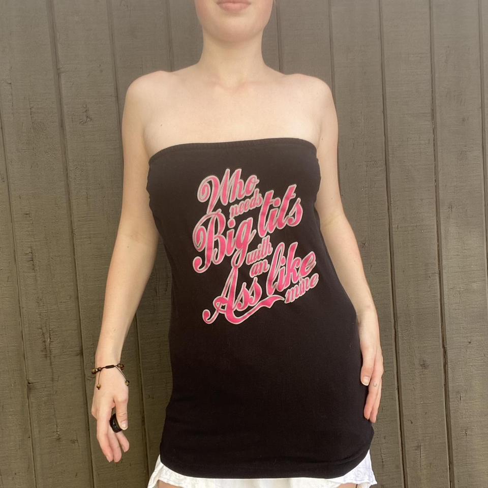 Y2k trashy mcbling who needs big tits with an ass... - Depop