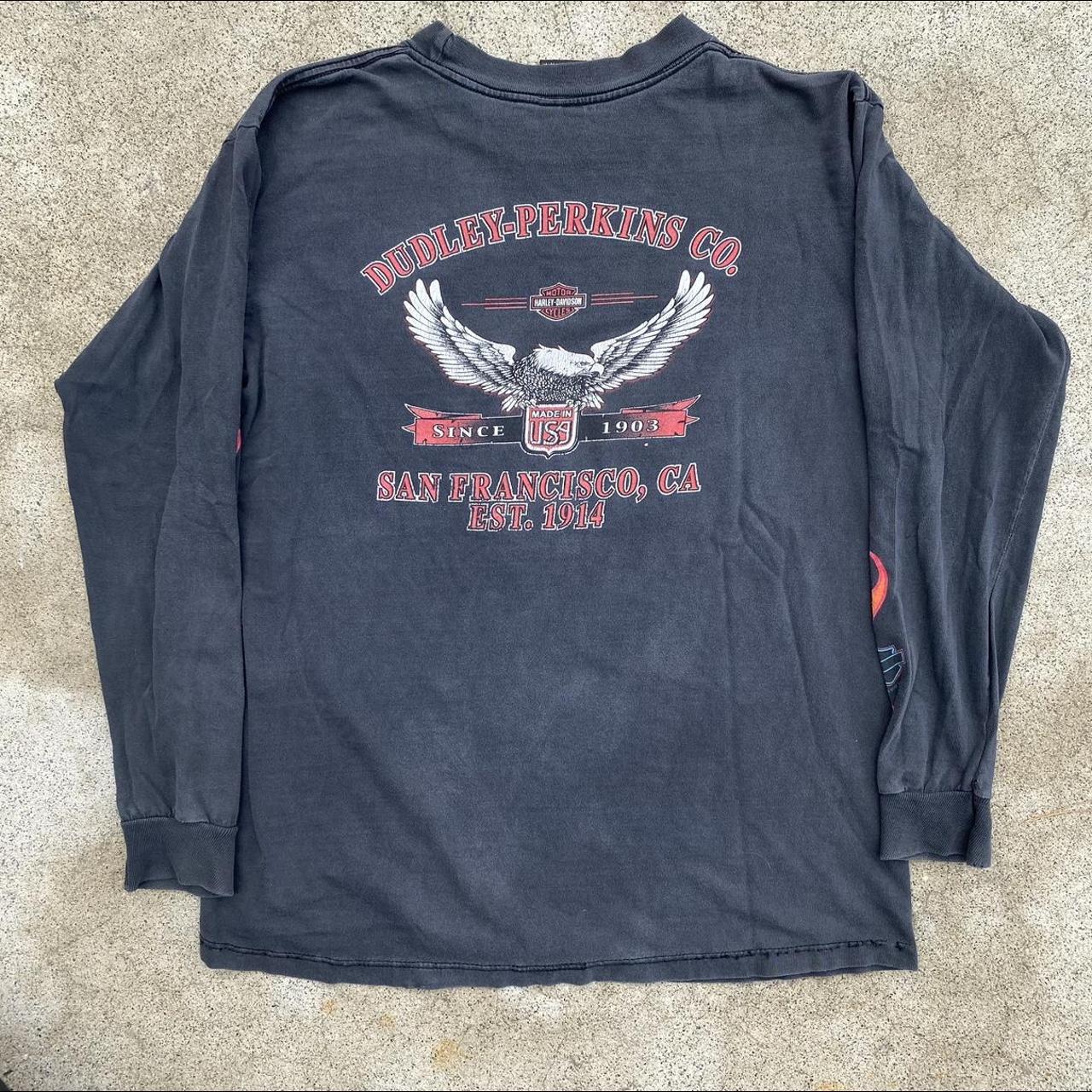 🪓 Rare 1998 Harley Davidson Vintage Long sleeve with... - Depop