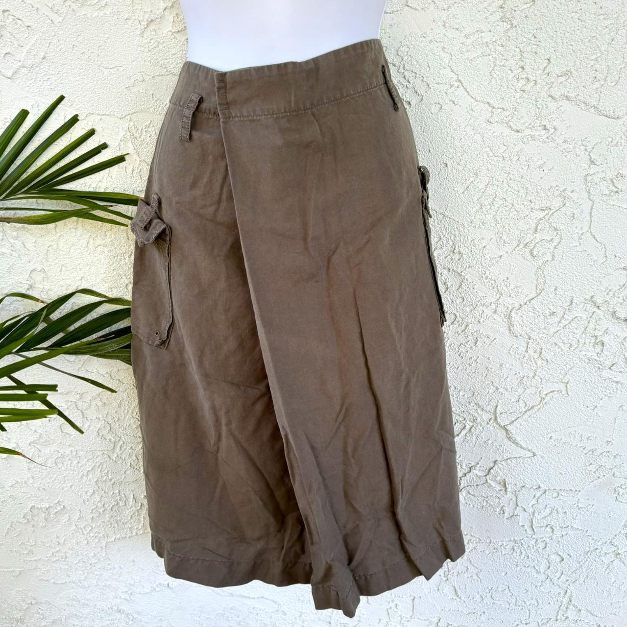 Long khaki skirts 90s best sale