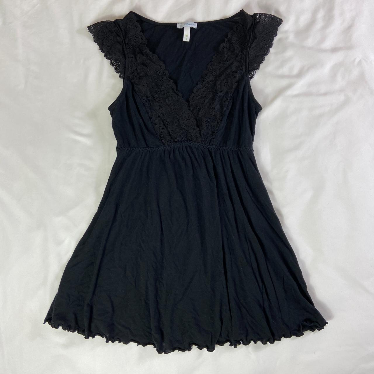 black babydoll mini dress A super cute casual black... - Depop