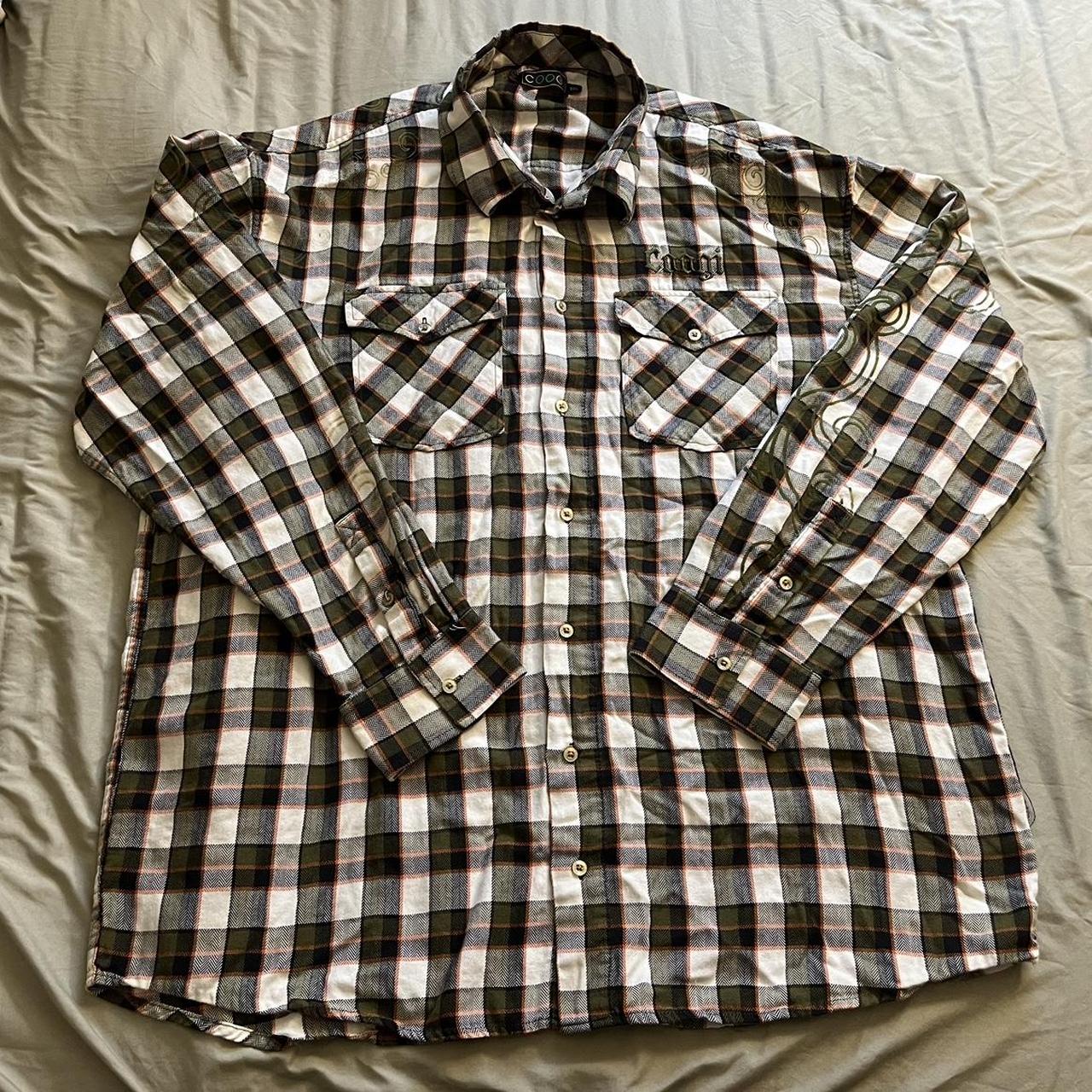 COOGI Men’s Button Down Size shops 5XL