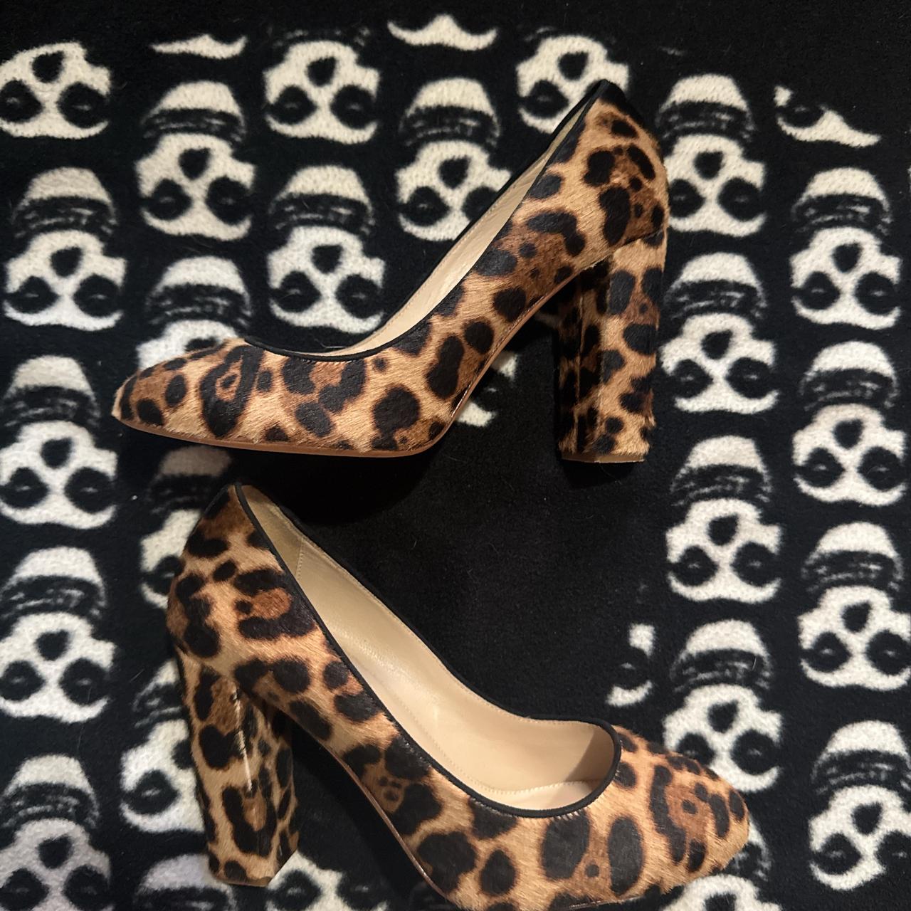 super cute leopard heels! size 6.5 women's minimal | Depop