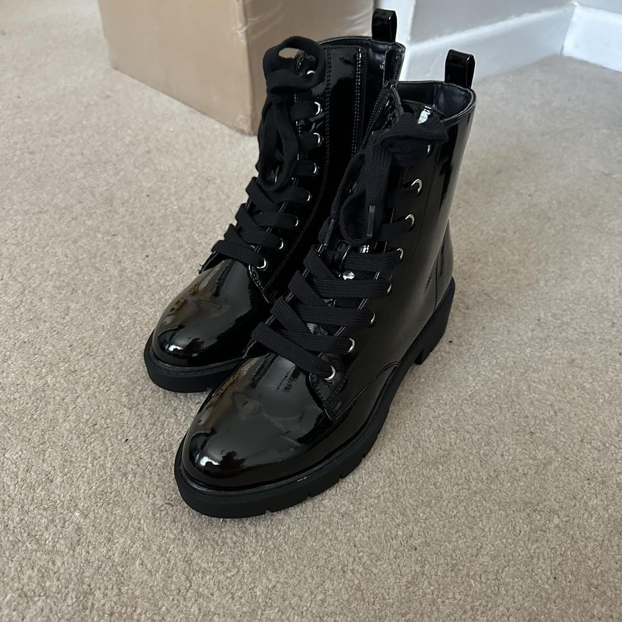 New Look Women's Black Boots | Depop