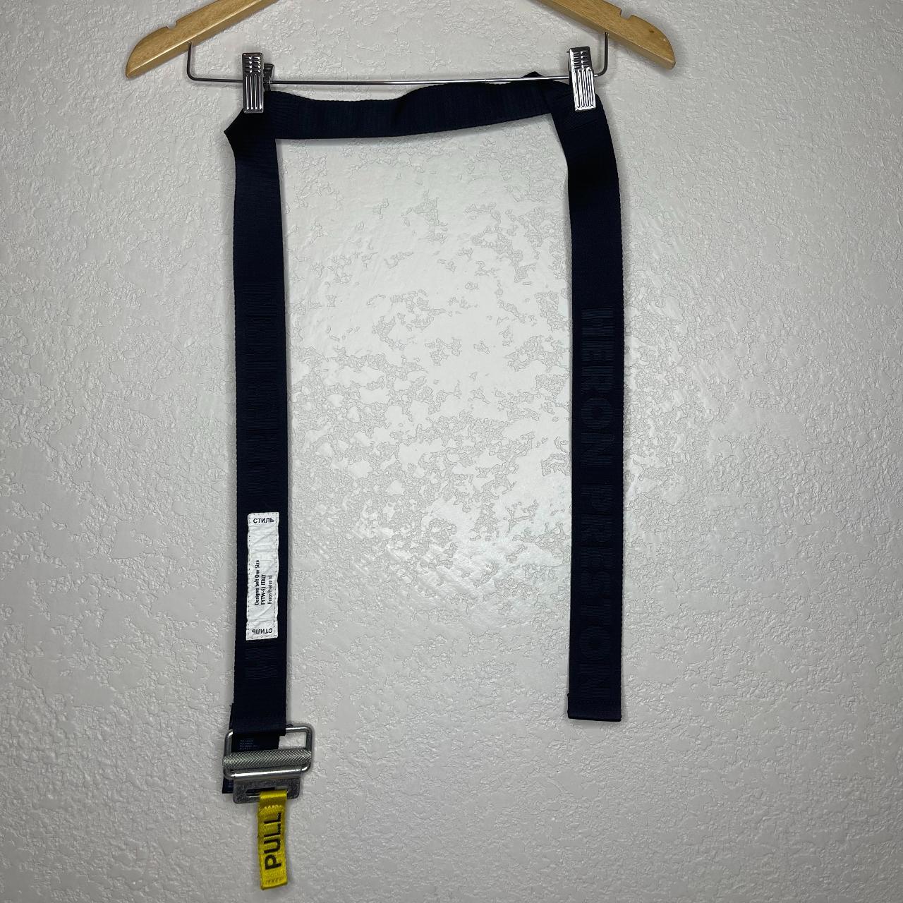 Heron Preston Men's Black Belt Depop