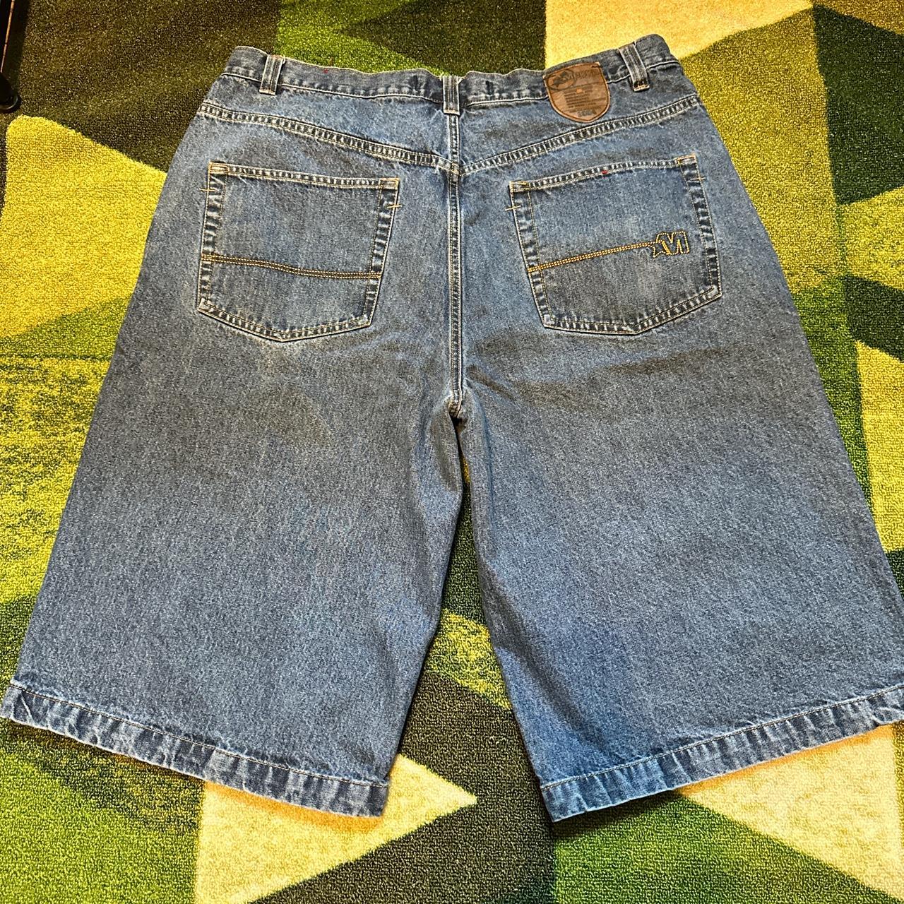 super baggy mecca jorts size: 40 (waist) extremely... - Depop