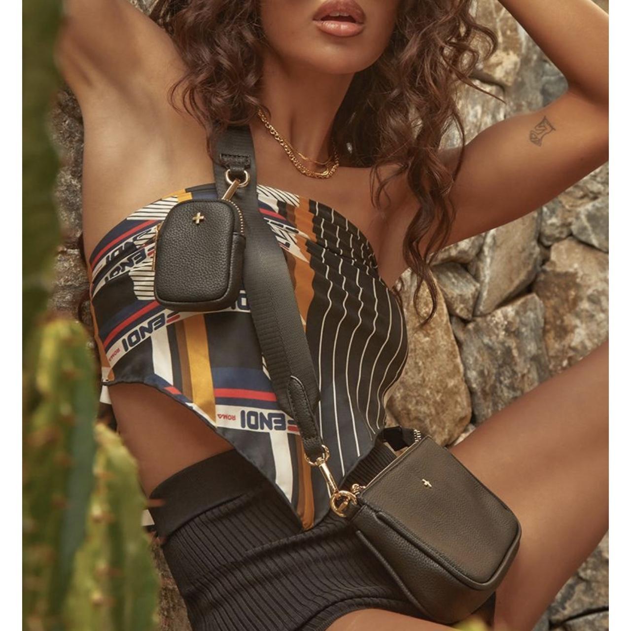 peta & jain phoenix crossbody bag in black pebble... Depop