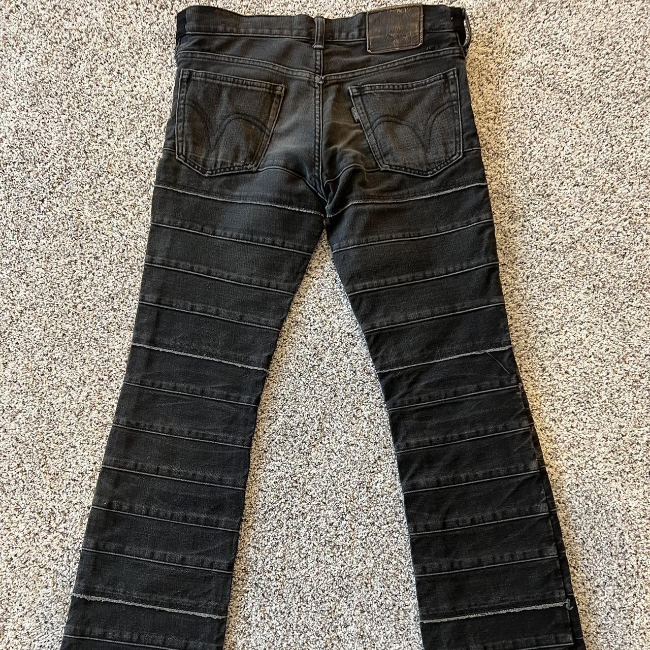 Hysteric Glamour Women's Black and Grey Jeans | Depop