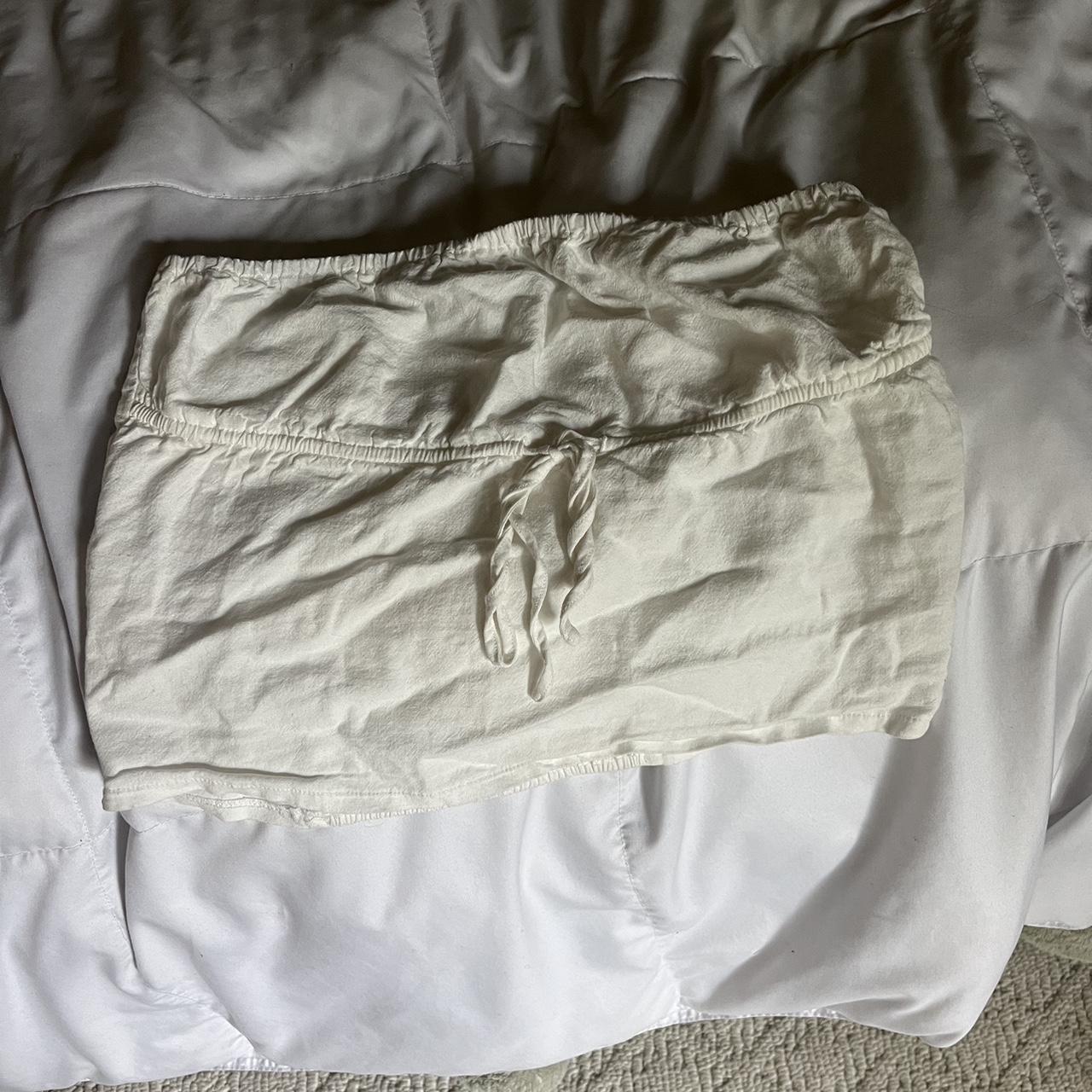 brandy melville kinsley tube top off white/ cream so... Depop