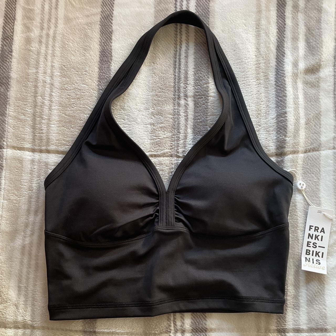 Frankies Bikinis Women's Black Vest Depop