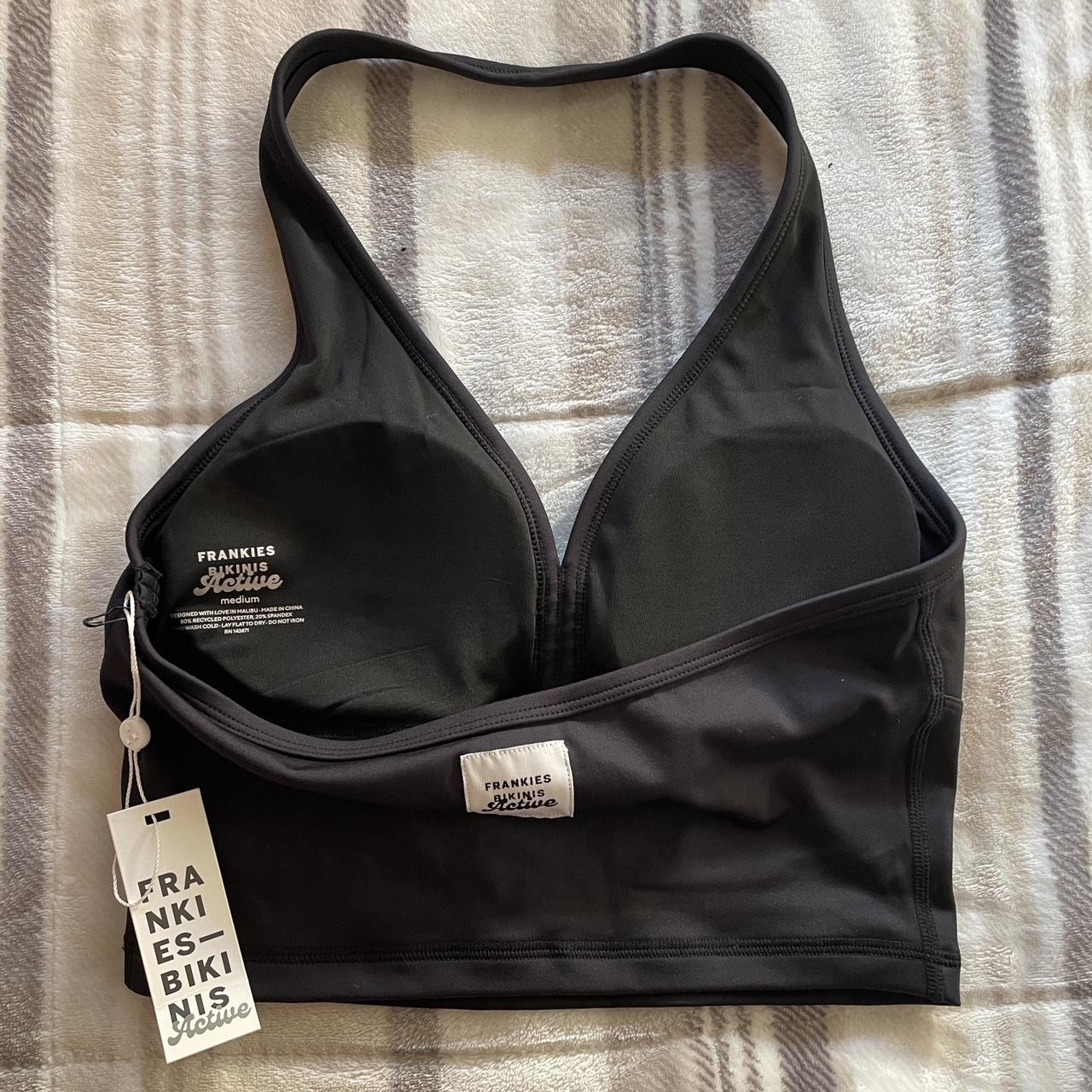 Frankies Bikinis Women's Black Vest Depop