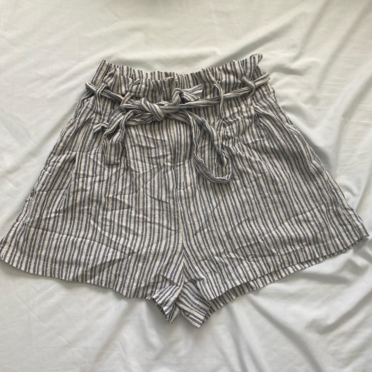 A. Calin by Flying Tomato’s blue and white striped... - Depop