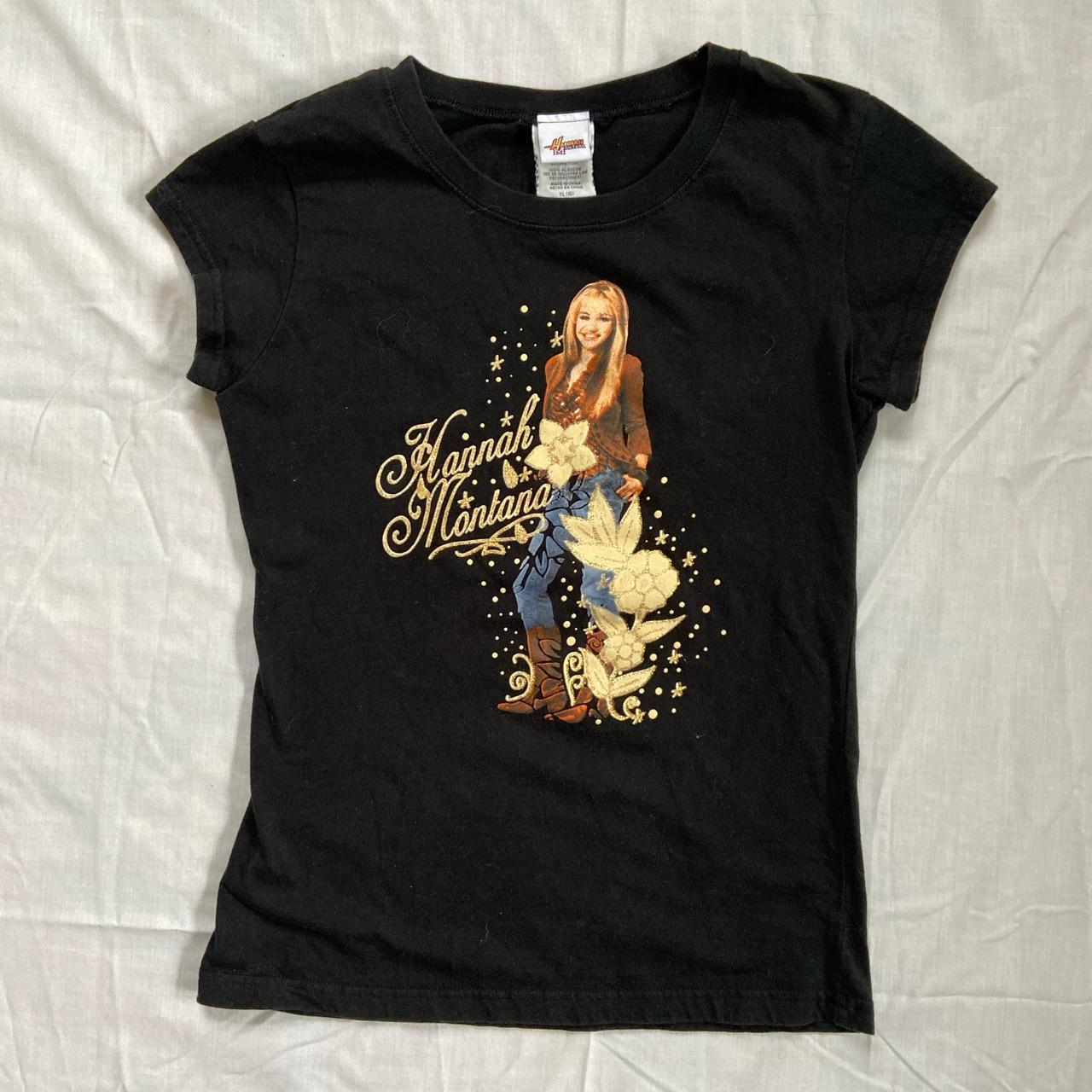 Hannah Montana Y2K graphic baby tee Official Hannah... - Depop