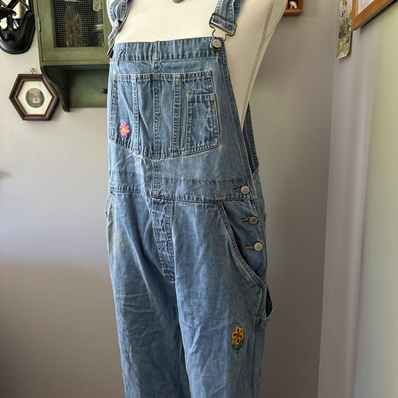 No Boundaries Women's Blue Dungarees-overalls | Depop