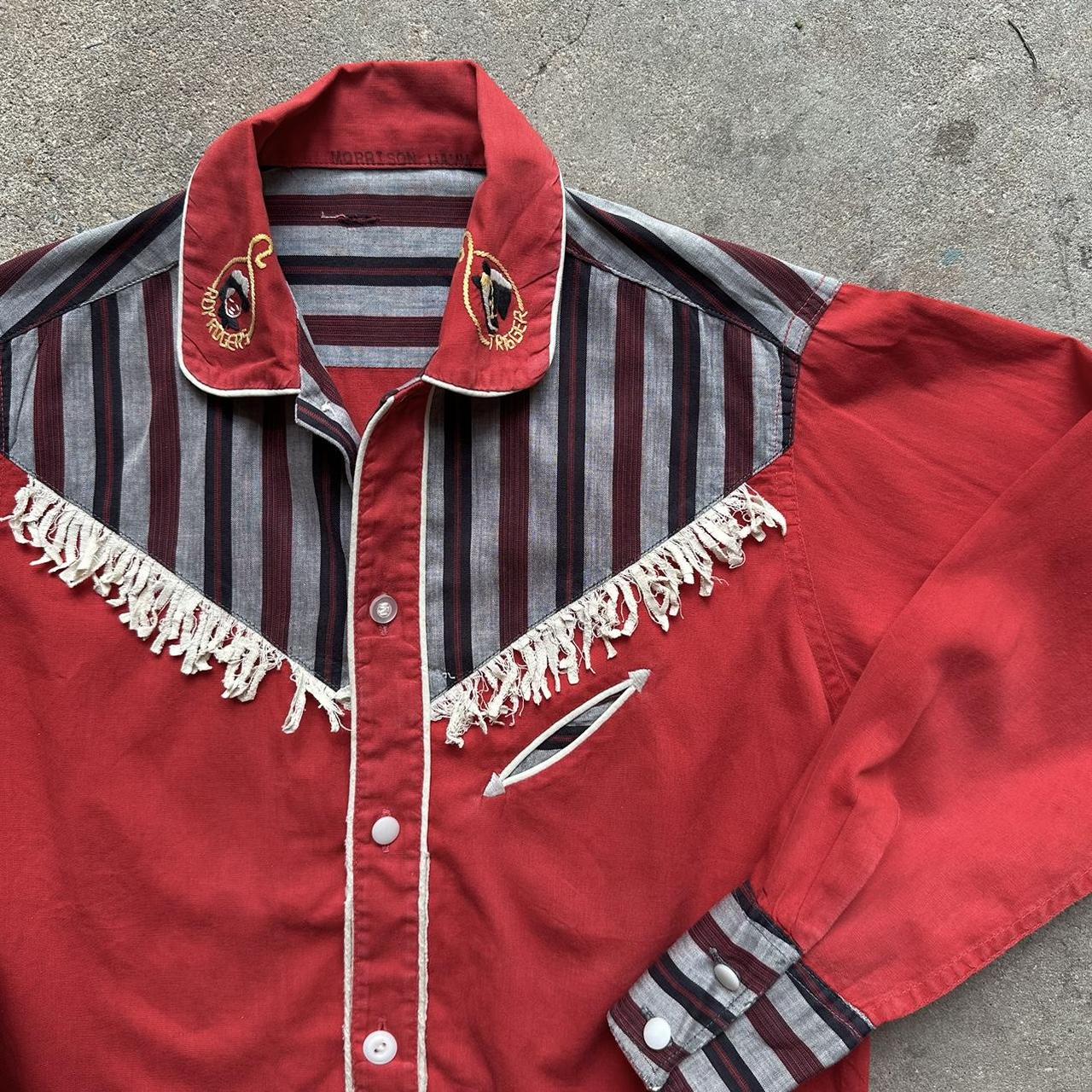 True vintage 1950s Roy Rogers kids western button