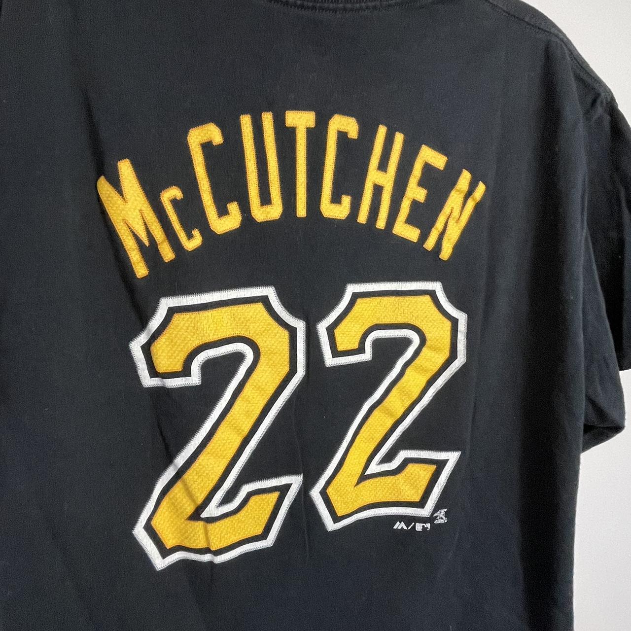 Majestic, Shirts, Majestic Pittsburgh Pirates Andrew Mccutchen Jersey  Size 4