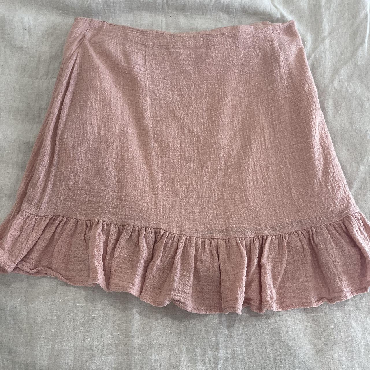 Supre Pink Skirt 16 Worn Once Depop