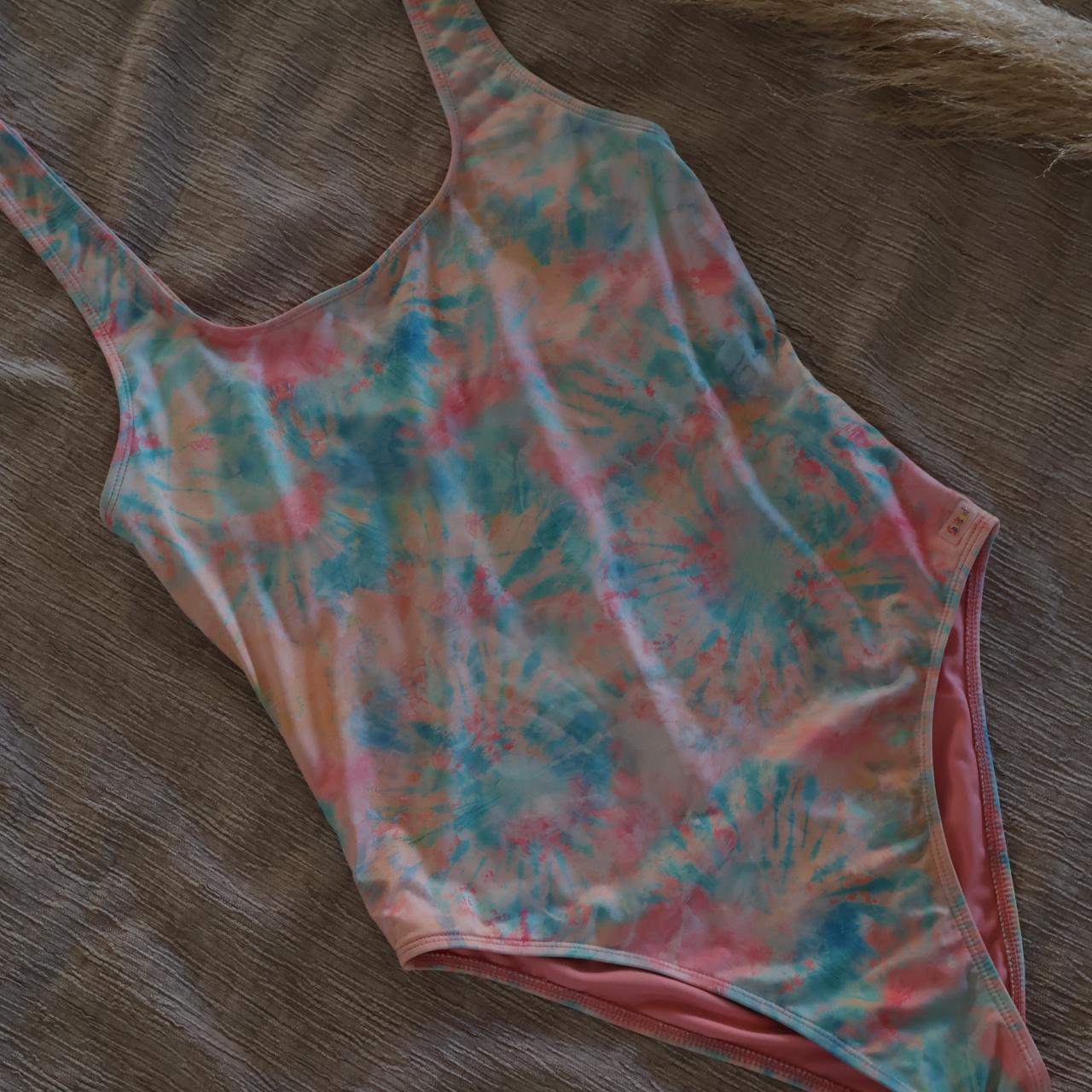 coolest pastel swimsuit labelled sportsgirl Depop