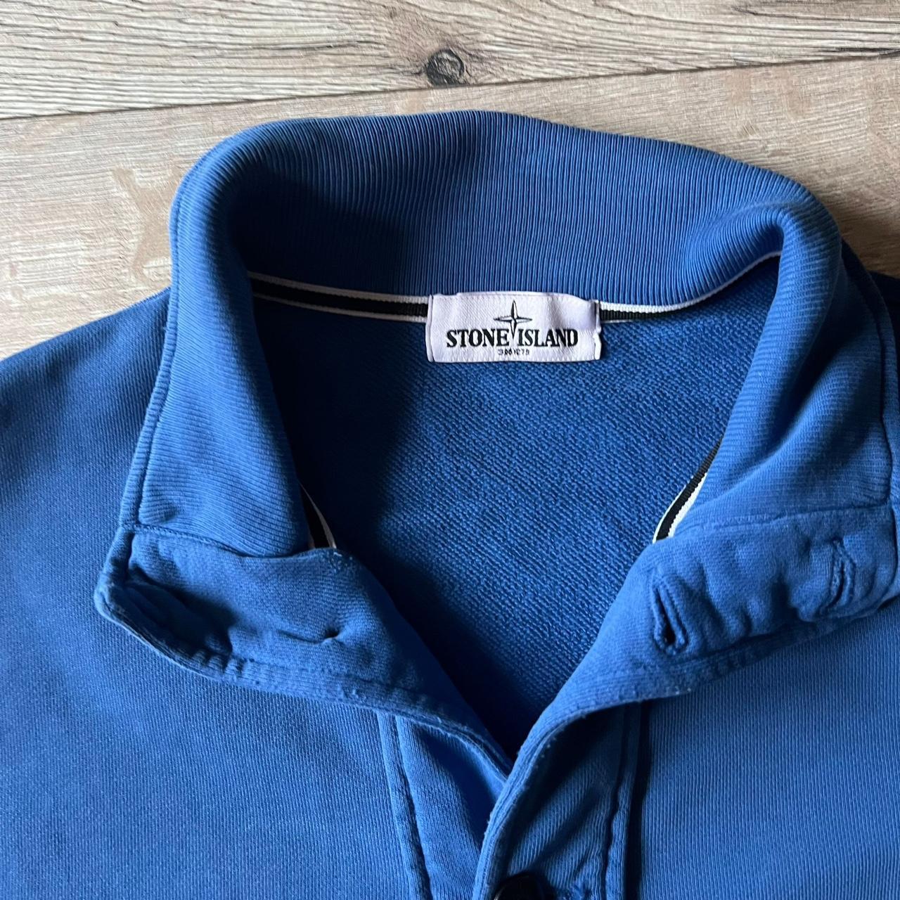 Stone Island Men's Blue Sweatshirt | Depop