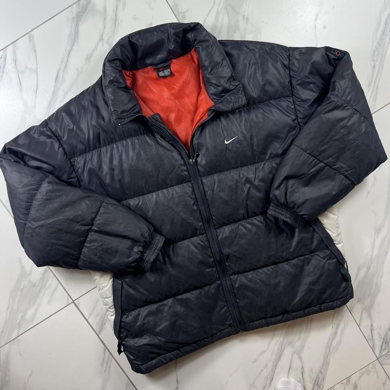 Nike Vintage 90s Puffer Jacket Down Double Swoosh | Depop