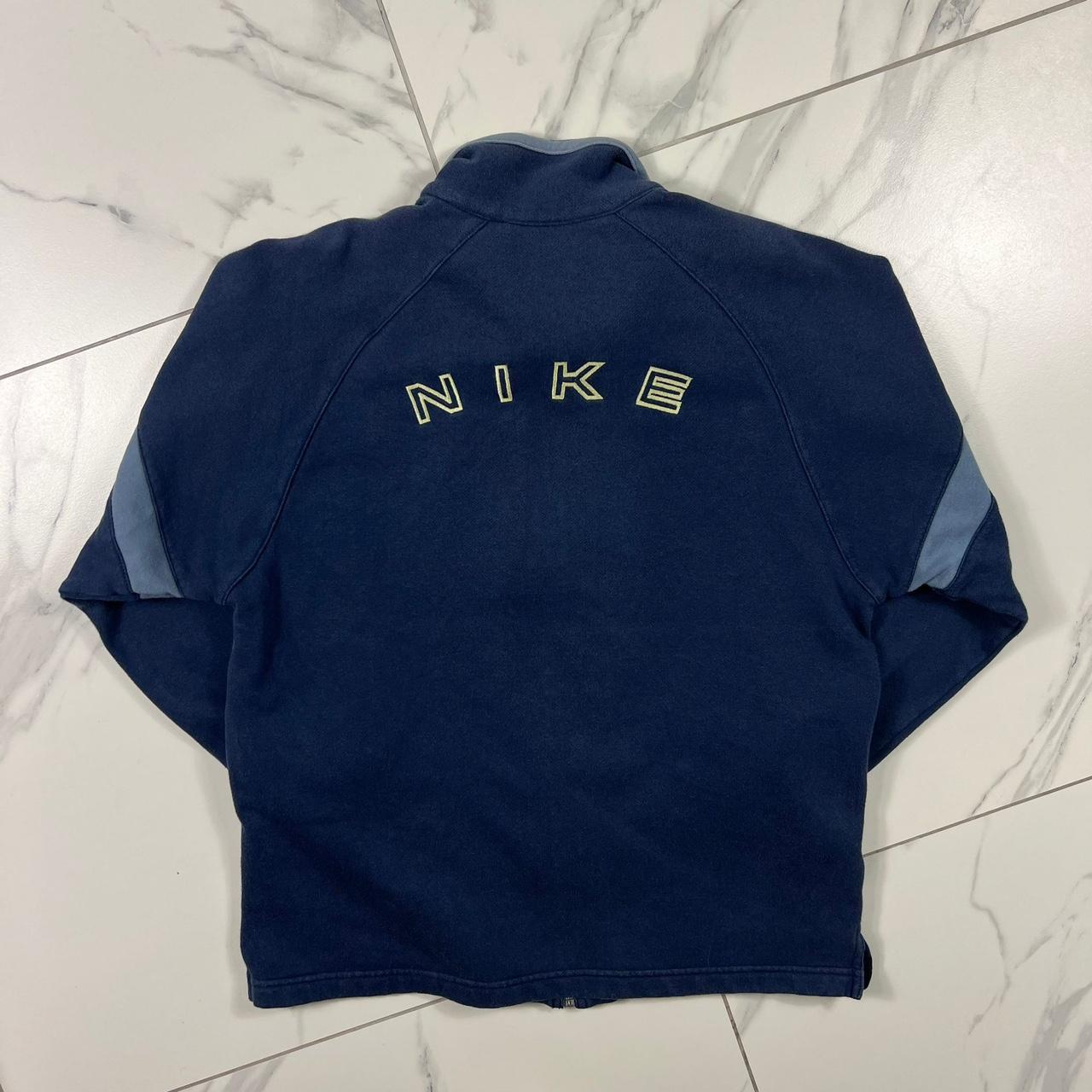 Nike Vintage 90s Sweatshirt Mini Swoosh Spellout... - Depop