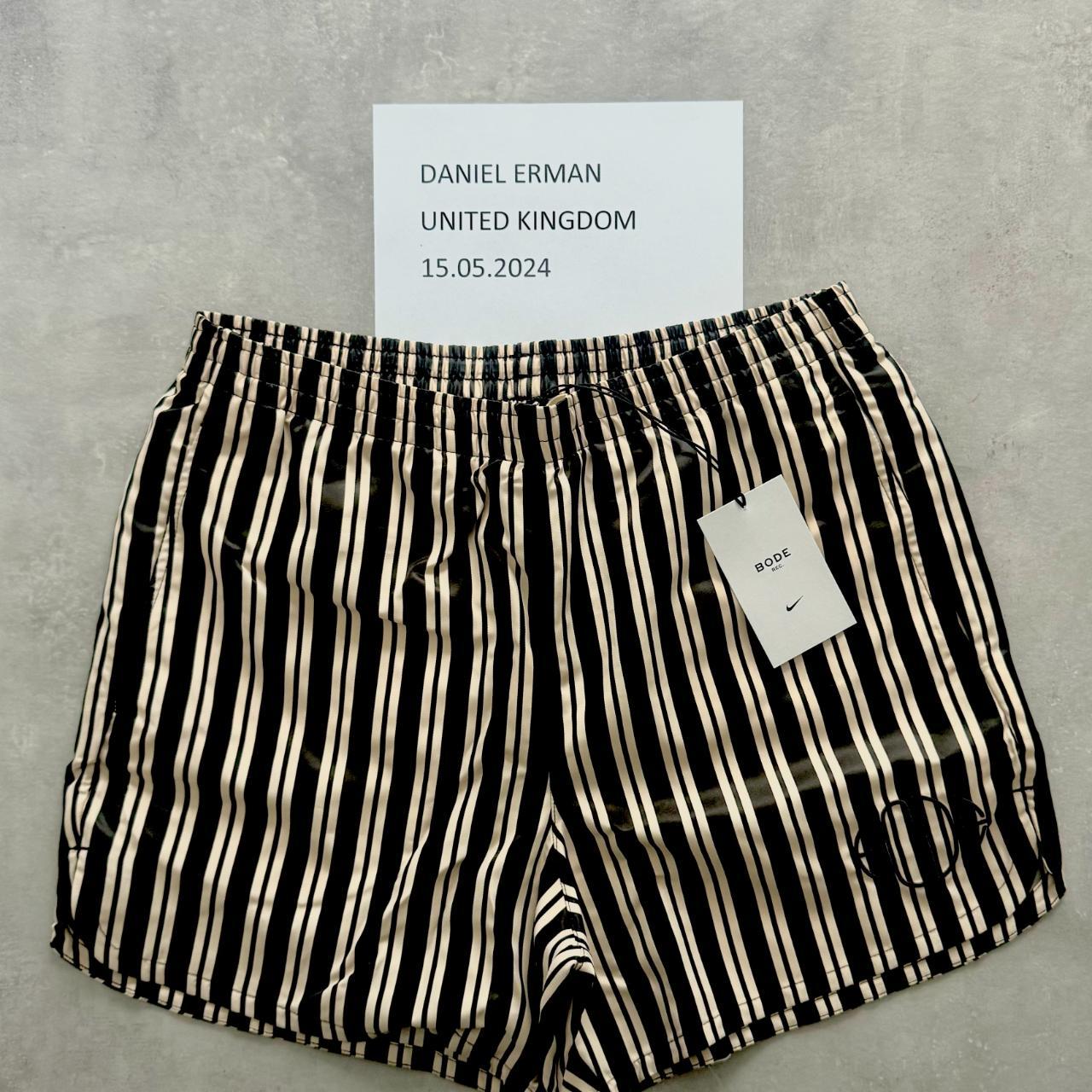 Nike x Bode Scrimmage Shorts in Ecru & Shadow | Depop
