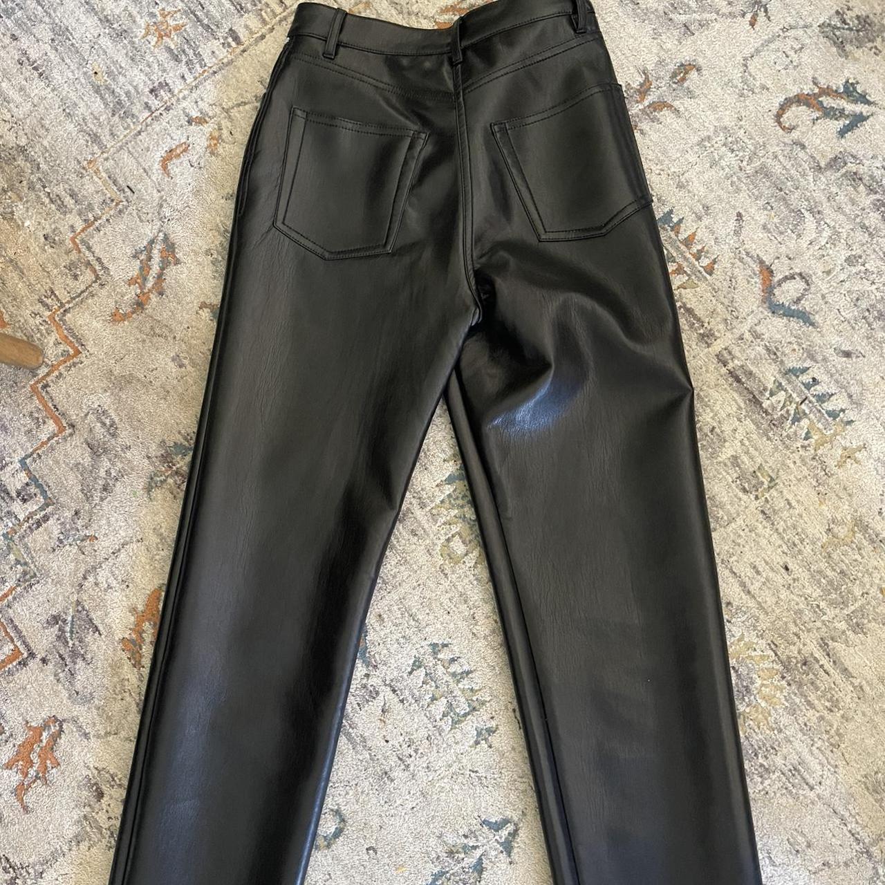 Aritzia Melina Leather Pants the cutest pants... - Depop