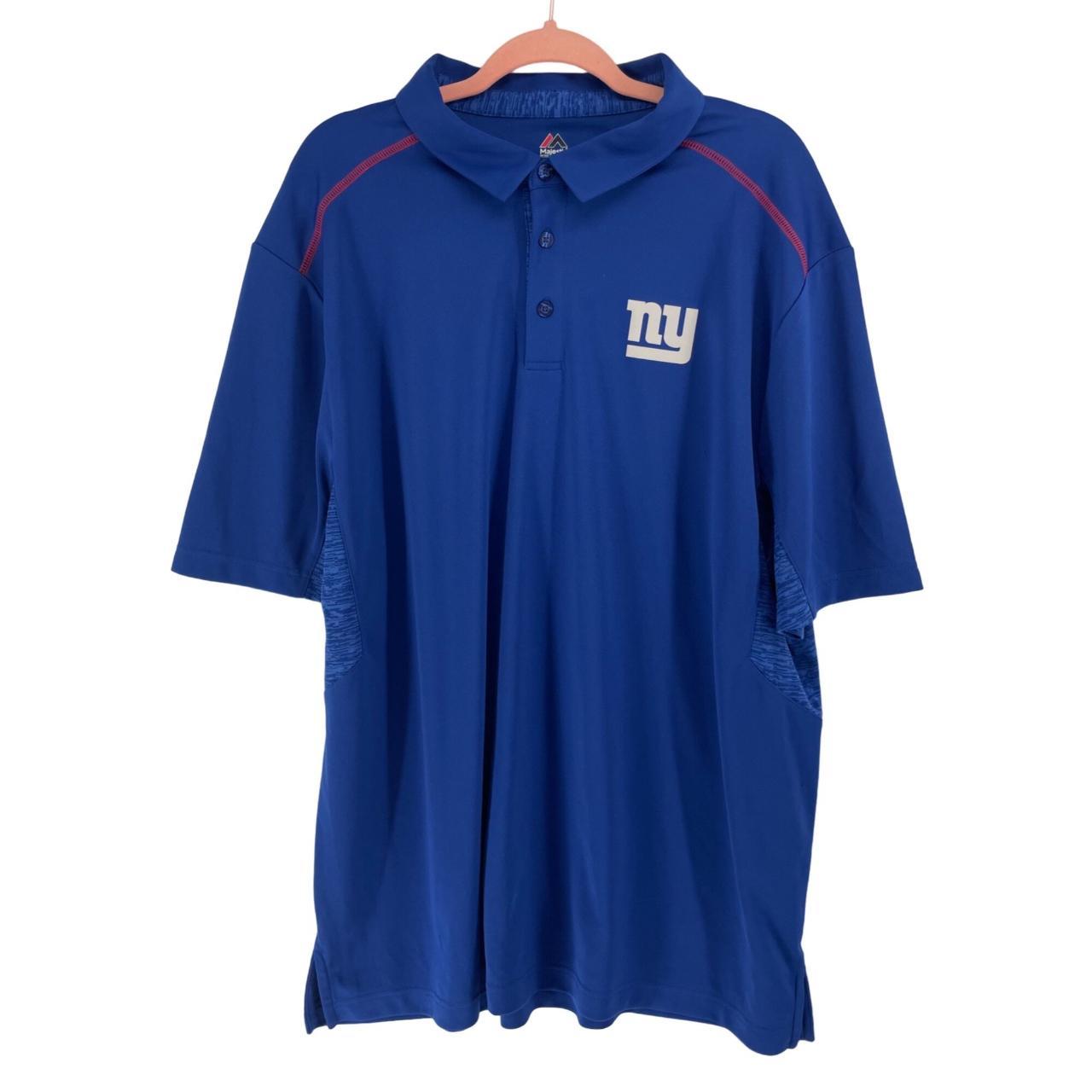 New York Giants Majestic Field Classic Men's Cool Base Polo Shirt