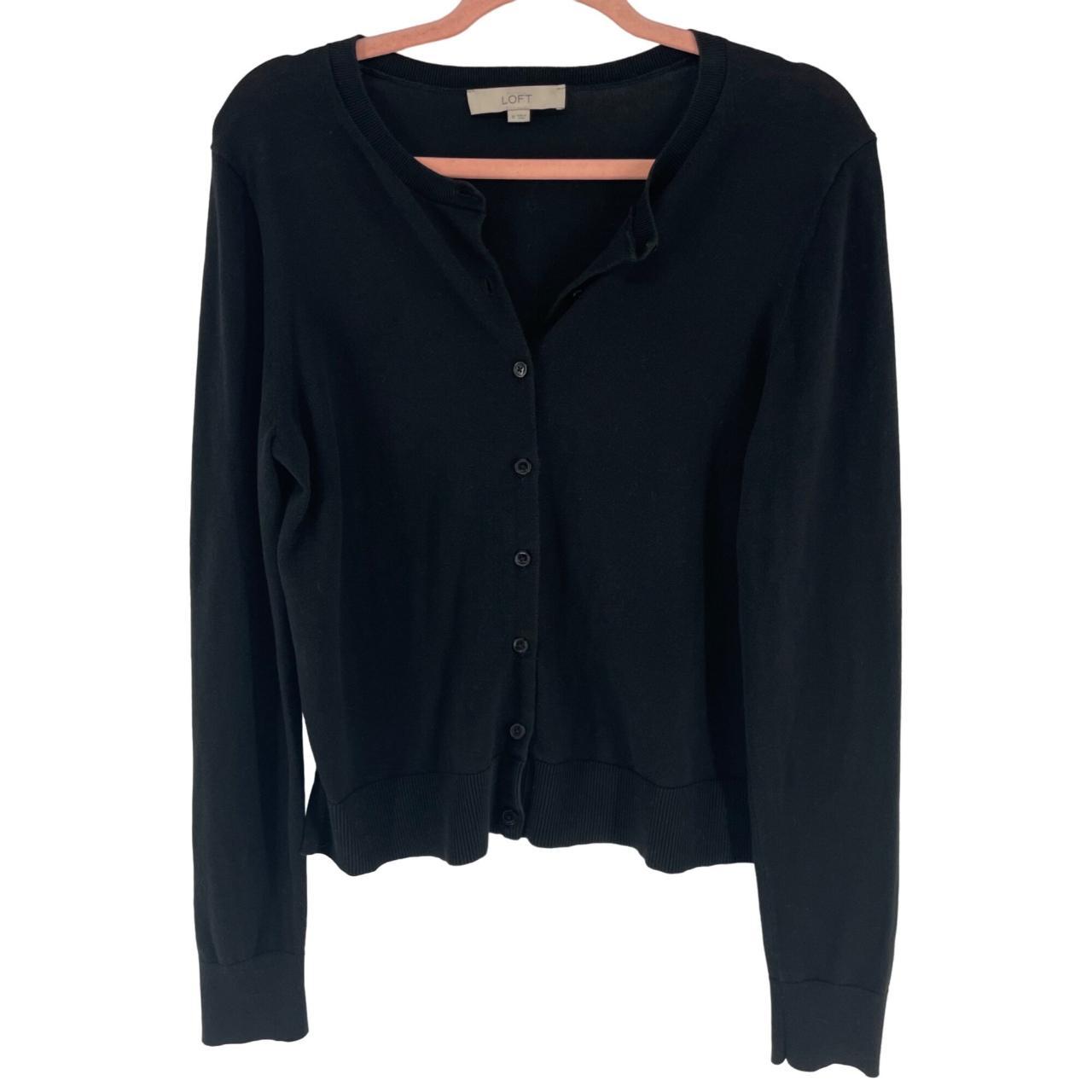 Loft 2025 black cardigan