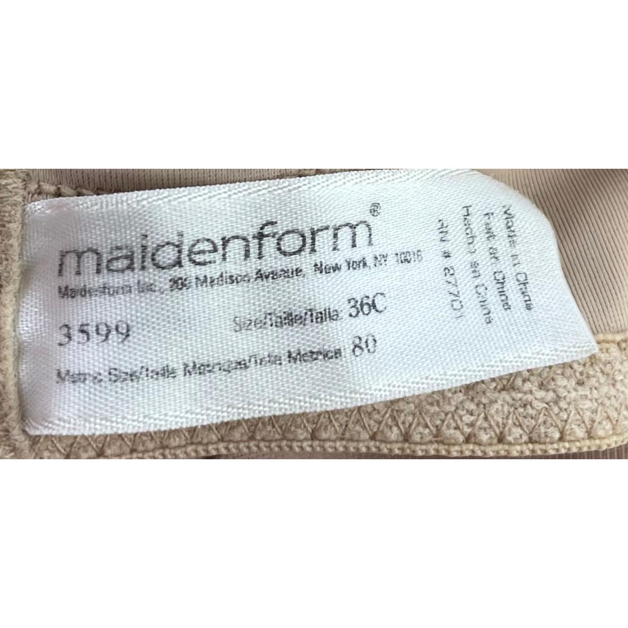 Maidenform Women's Bra SIZE 36C Lavender Padded - Depop