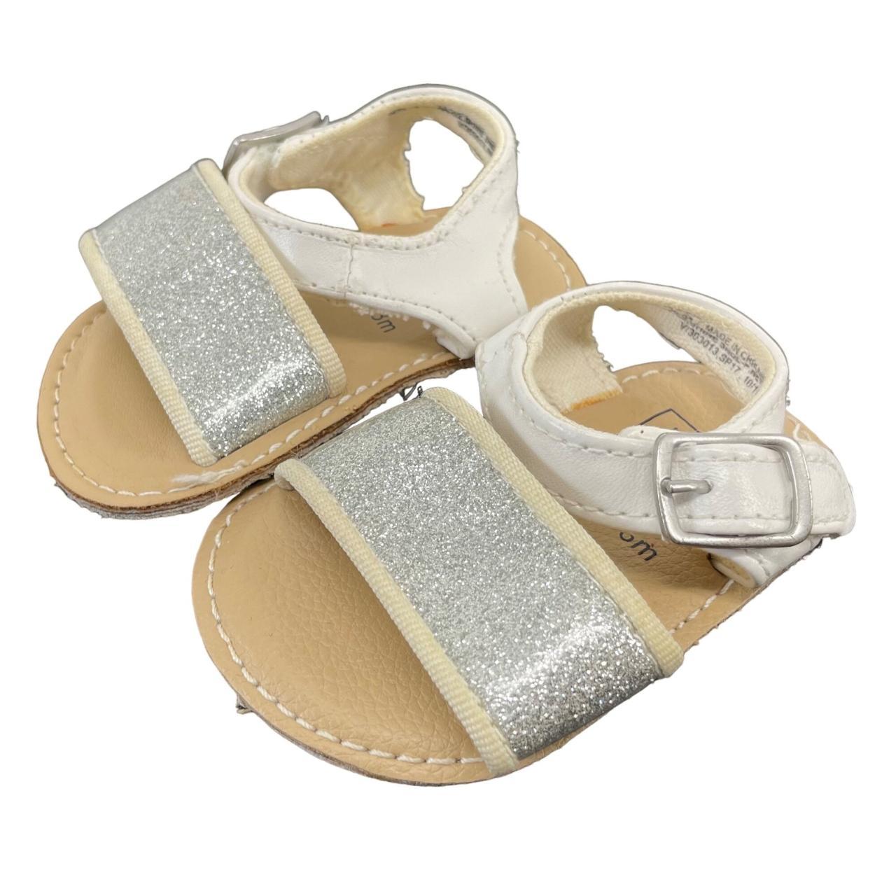 Silver sandals baby on sale girl