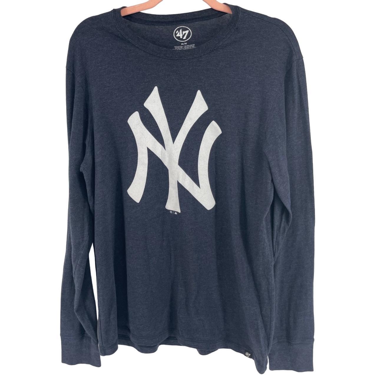 NY New York yankees over shirt navy, white, red (L - Depop