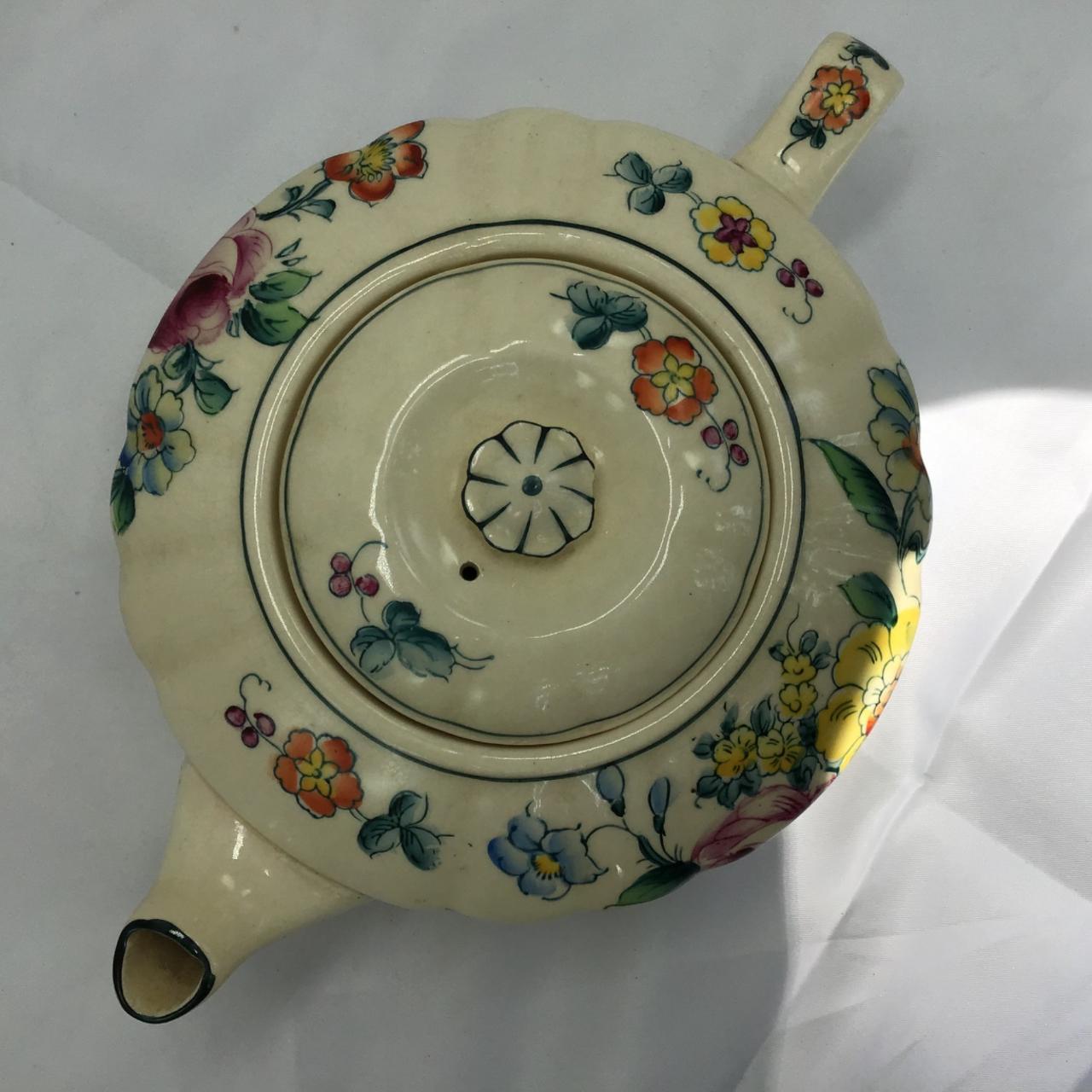 Mikori Ware Floral Teapot Japanese Hand Painted... - Depop