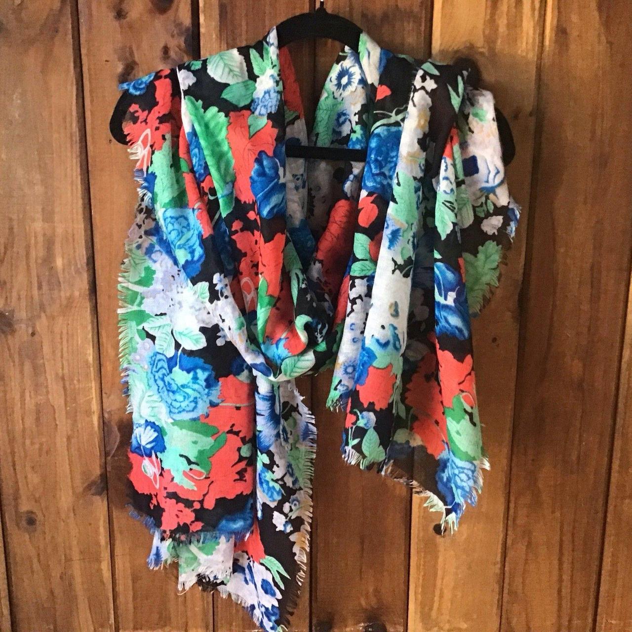 Women's Scarf - Multi – The large rectangular sca… - image 1