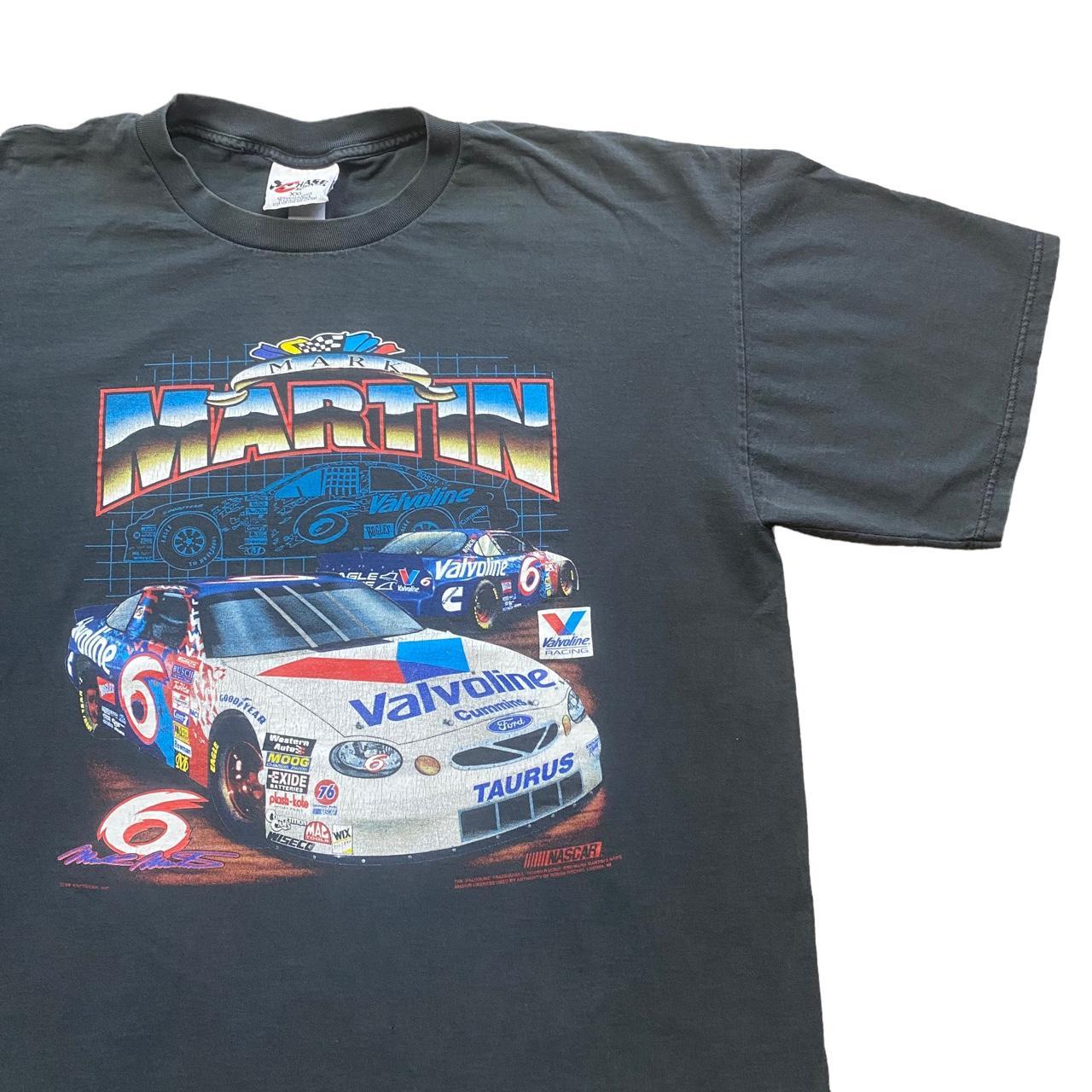 Vintage Mark Martin NASCAR Chase Authentics Tee... - Depop