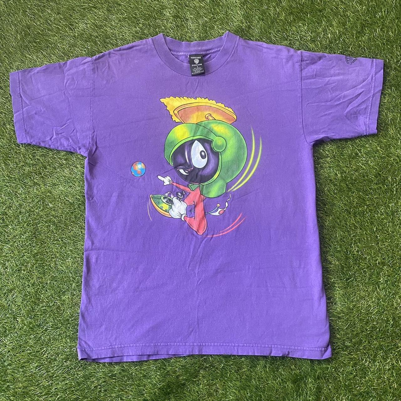 Looney Tunes Men S Purple T Shirt Depop