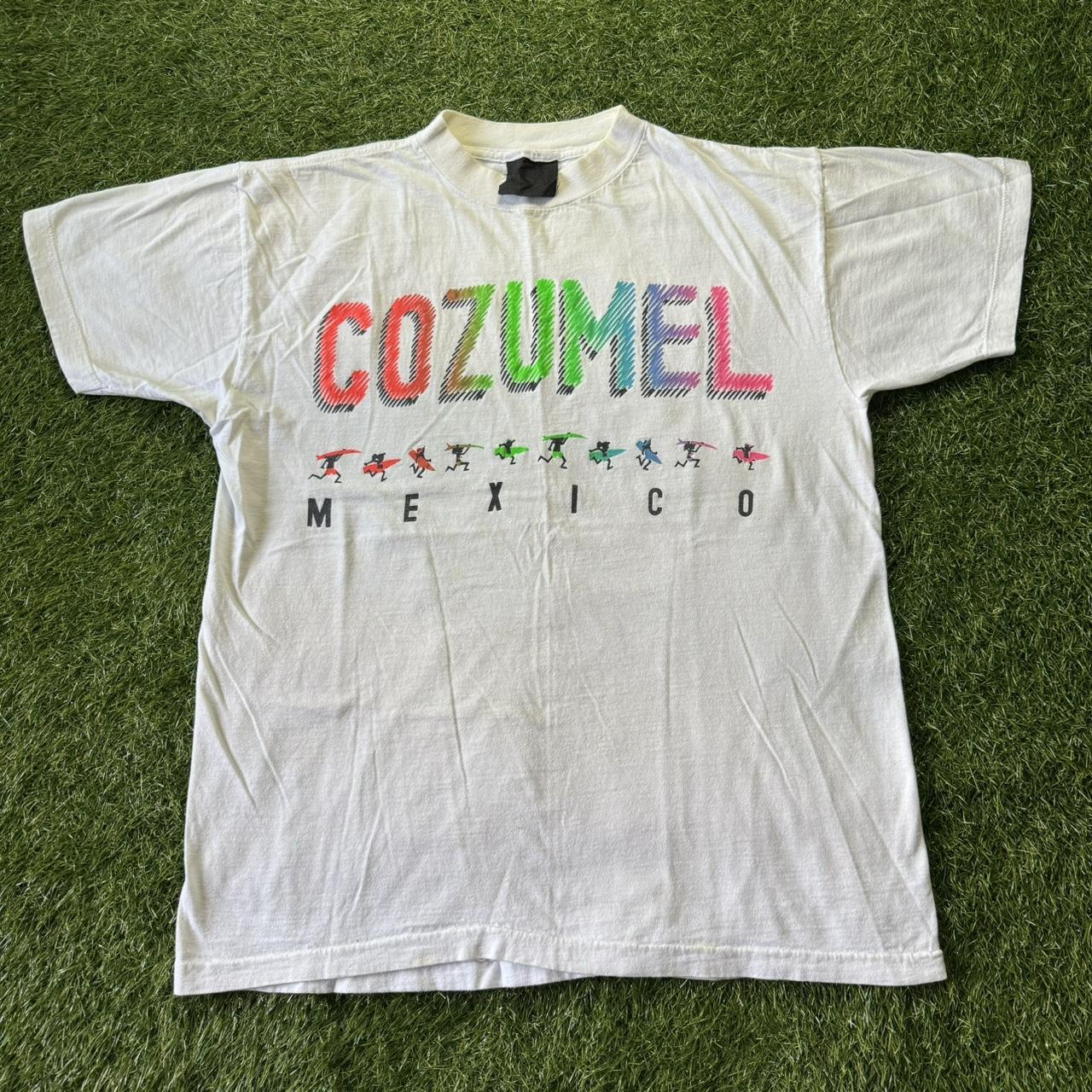 Vintage 90s Cozumel Mexico Tee Shirt Great... - Depop
