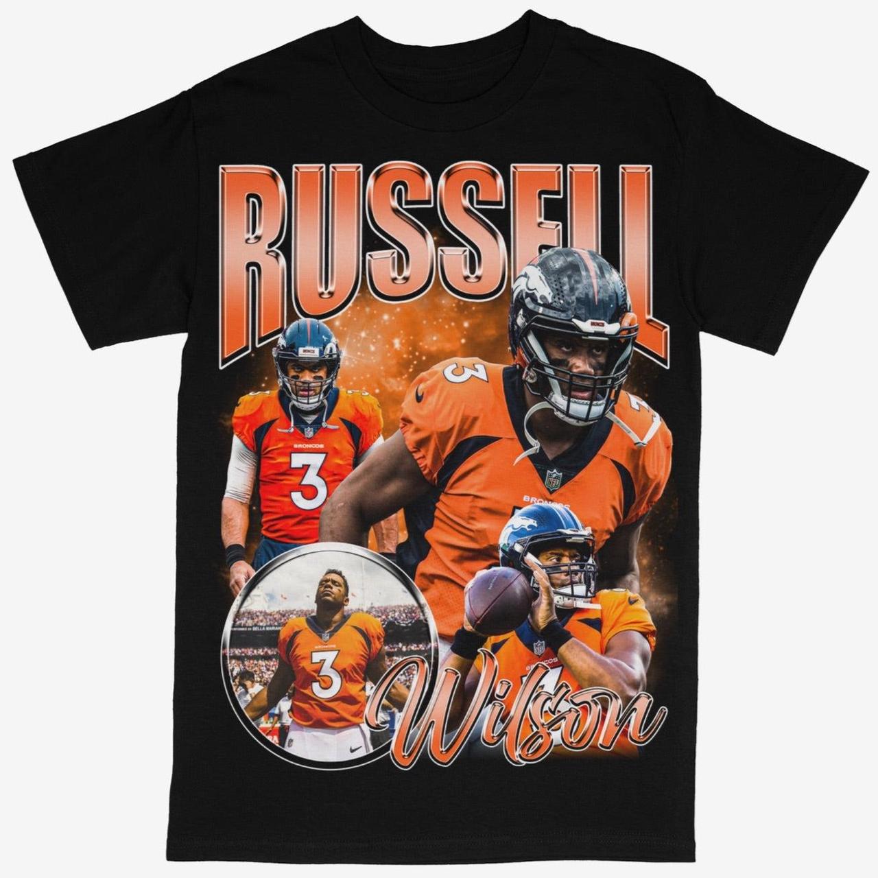 Russell Wilson Tshirt Denver Football Broncos Shirt 