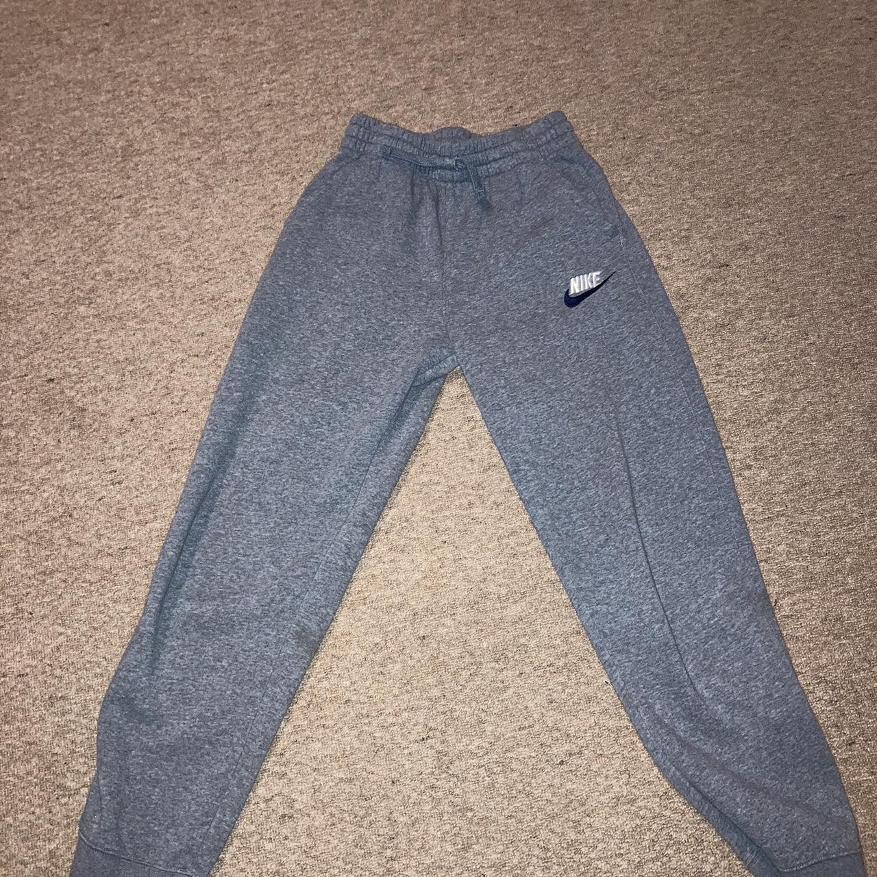 Boys grey Nike joggers Size 13-15 (XL) Great... - Depop