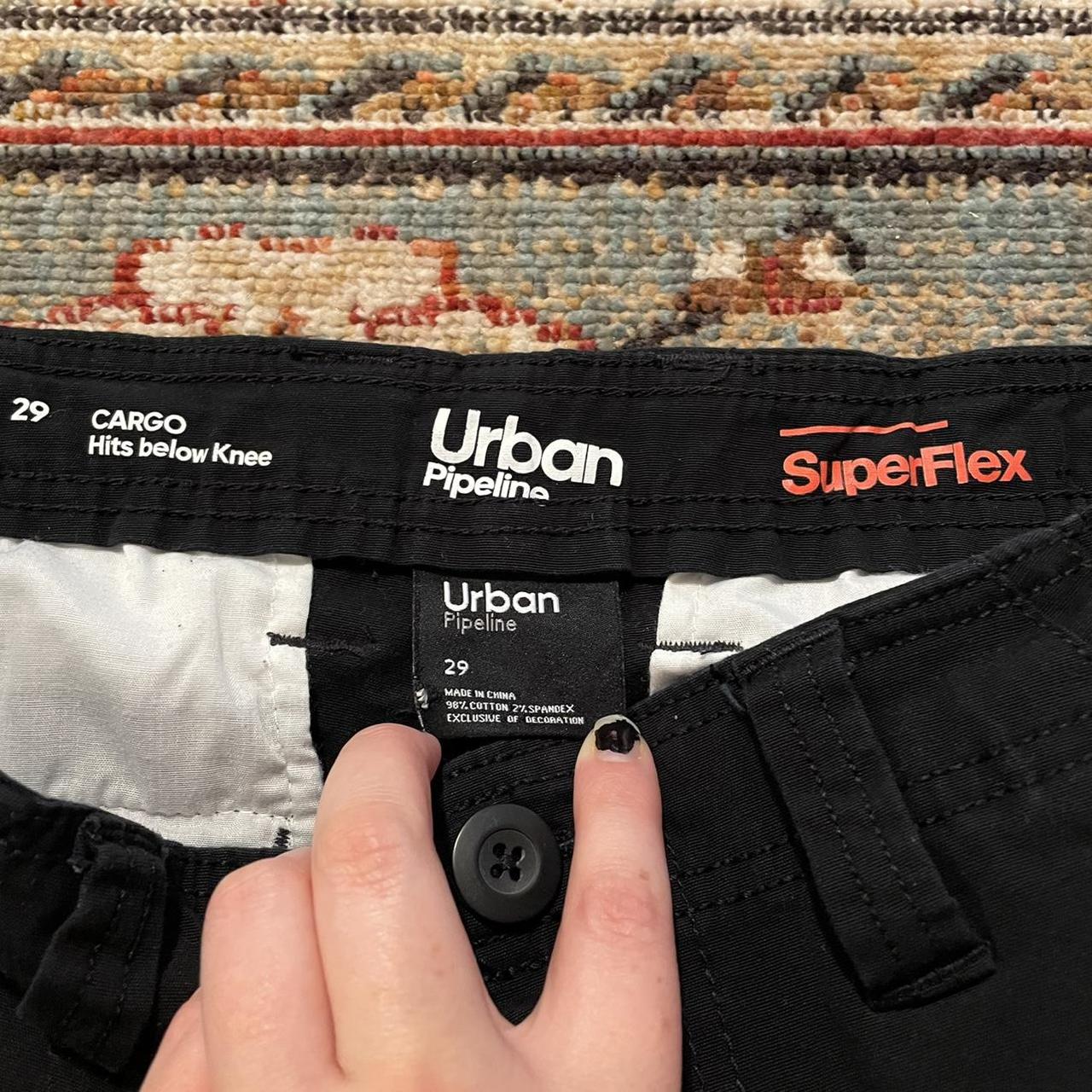 Urban pipeline cargo shorts hits clearance below knee