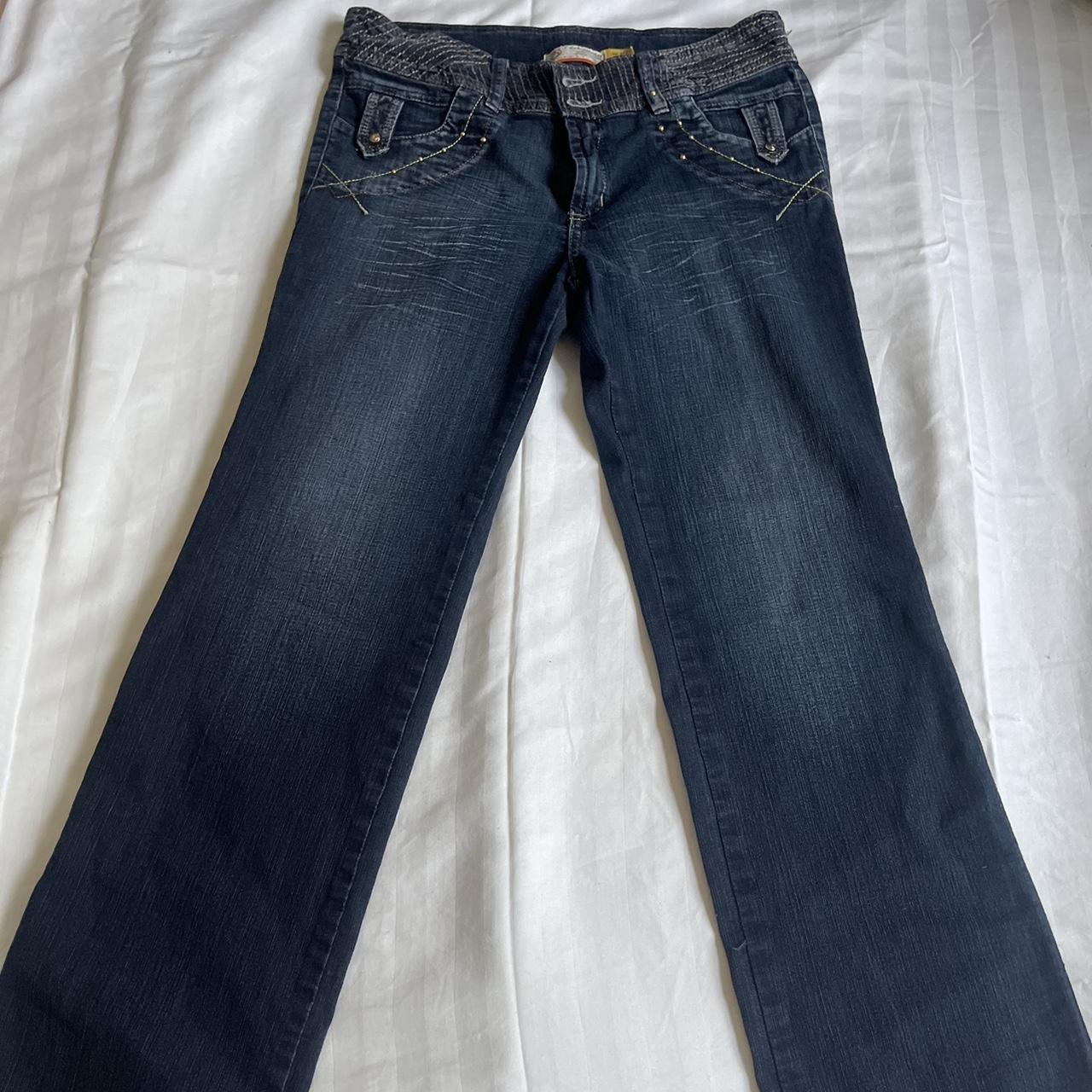 Women's Blue and Navy Jeans | Depop