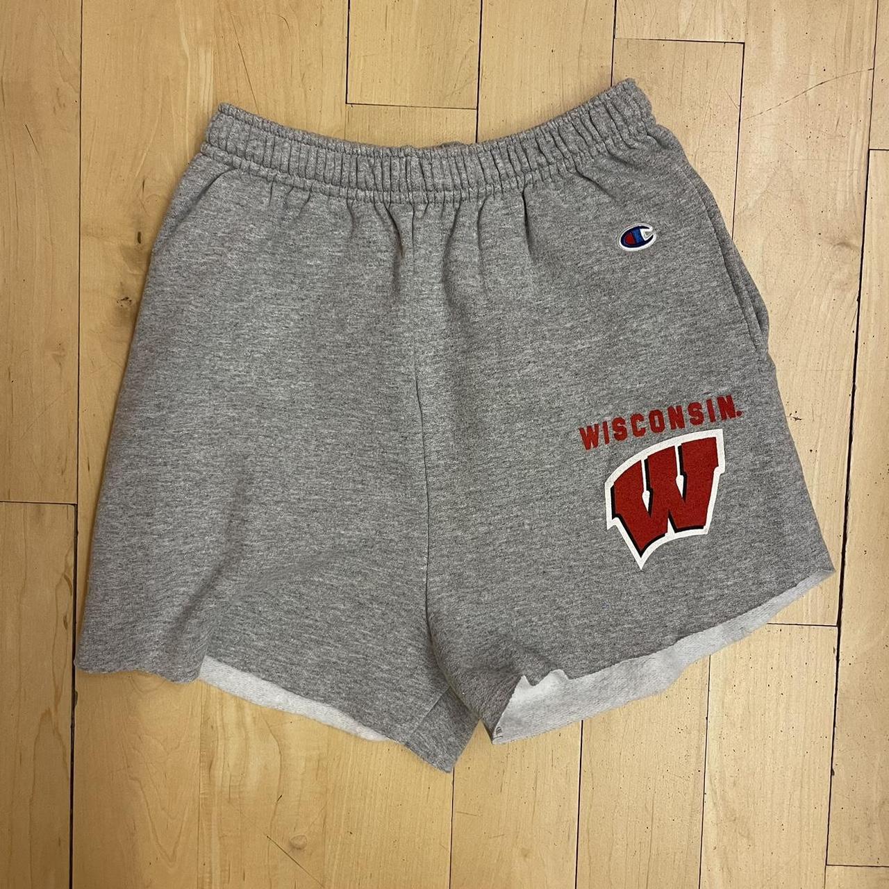 uw madison sweatshorts never worn, no flaws #wisco... - Depop